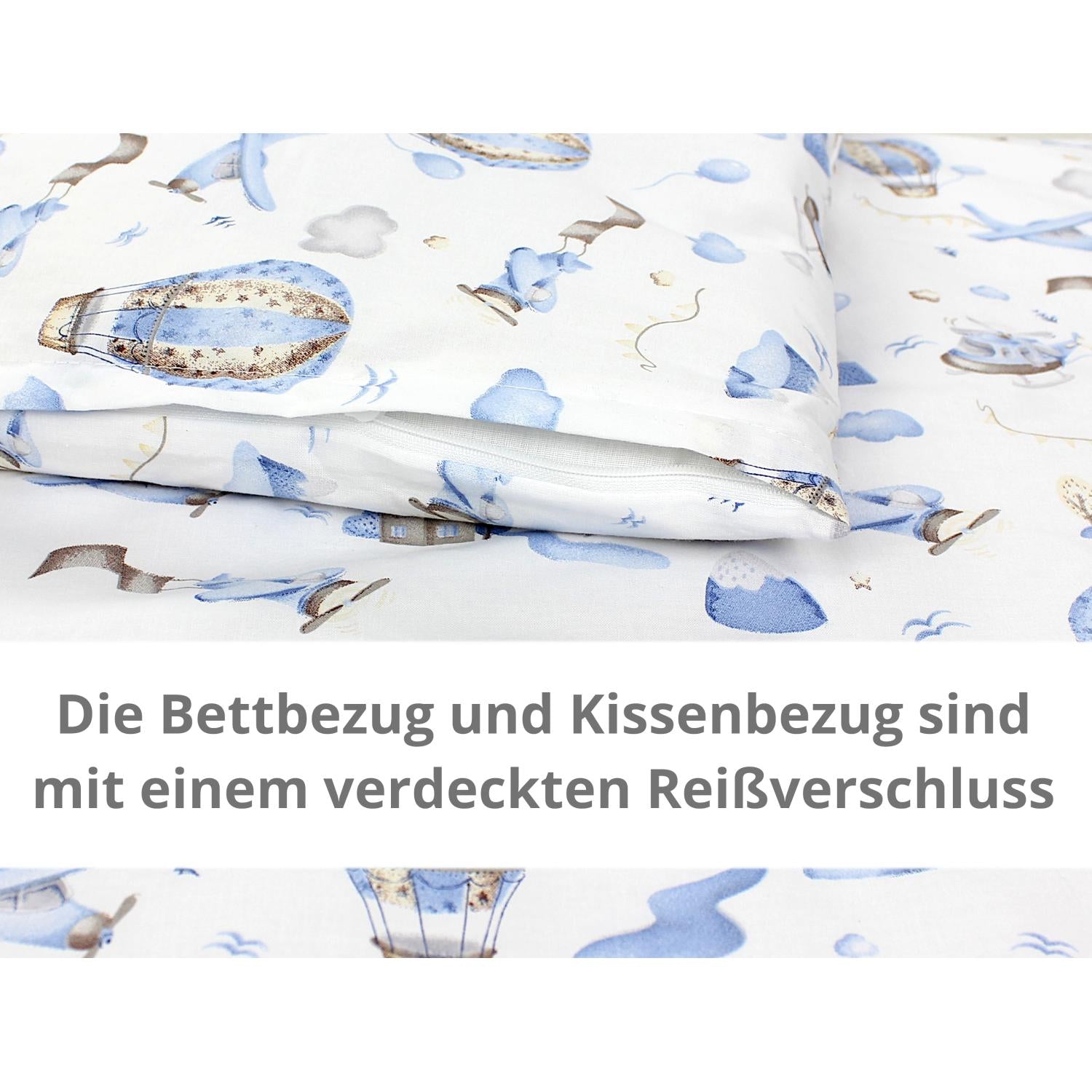 Baby Bettdecken Wiegenset (4-teilig)