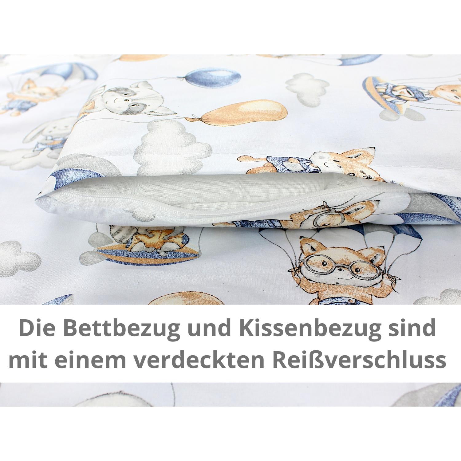 Baby Bettdecken Wiegenset (4-teilig)