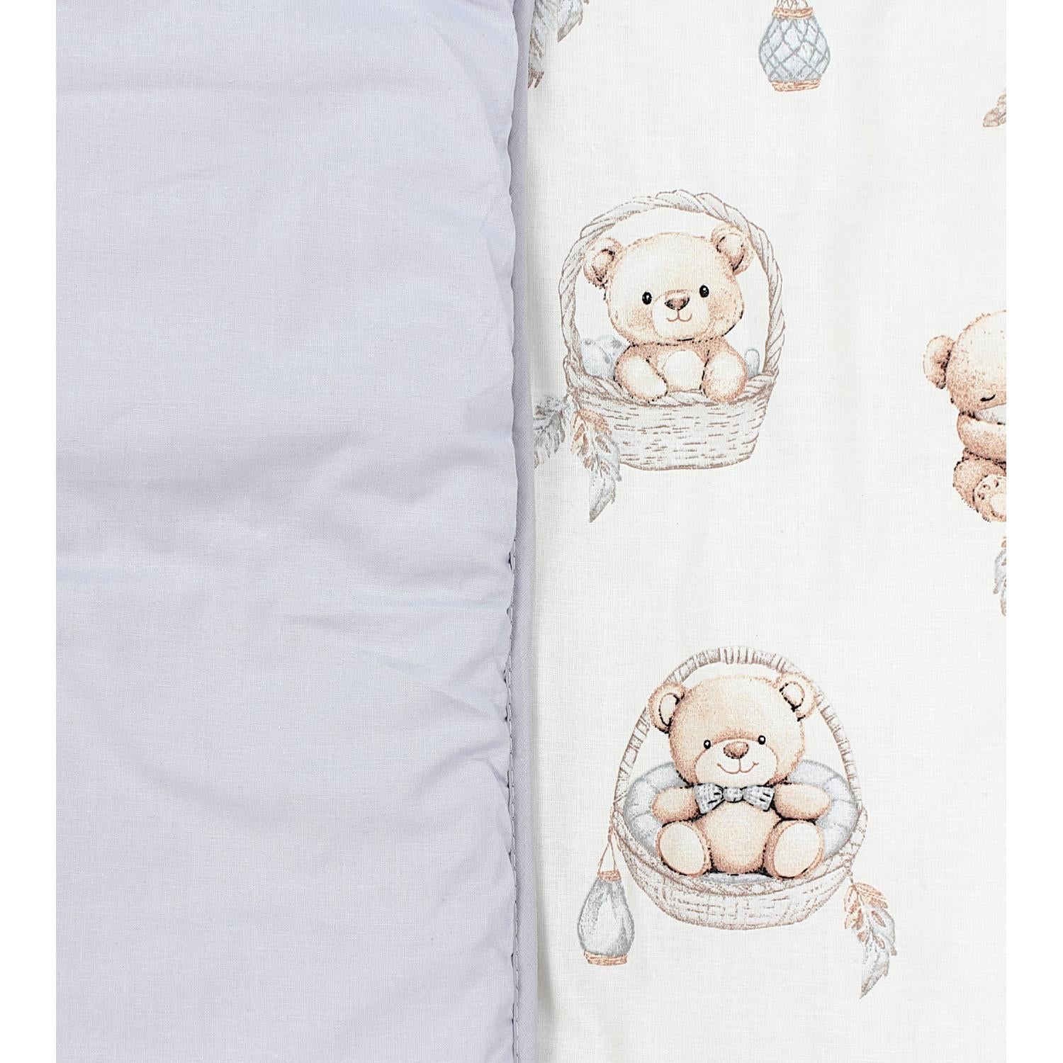 Gepolsterte XXL Krabbeldecke 120 x 120 cm