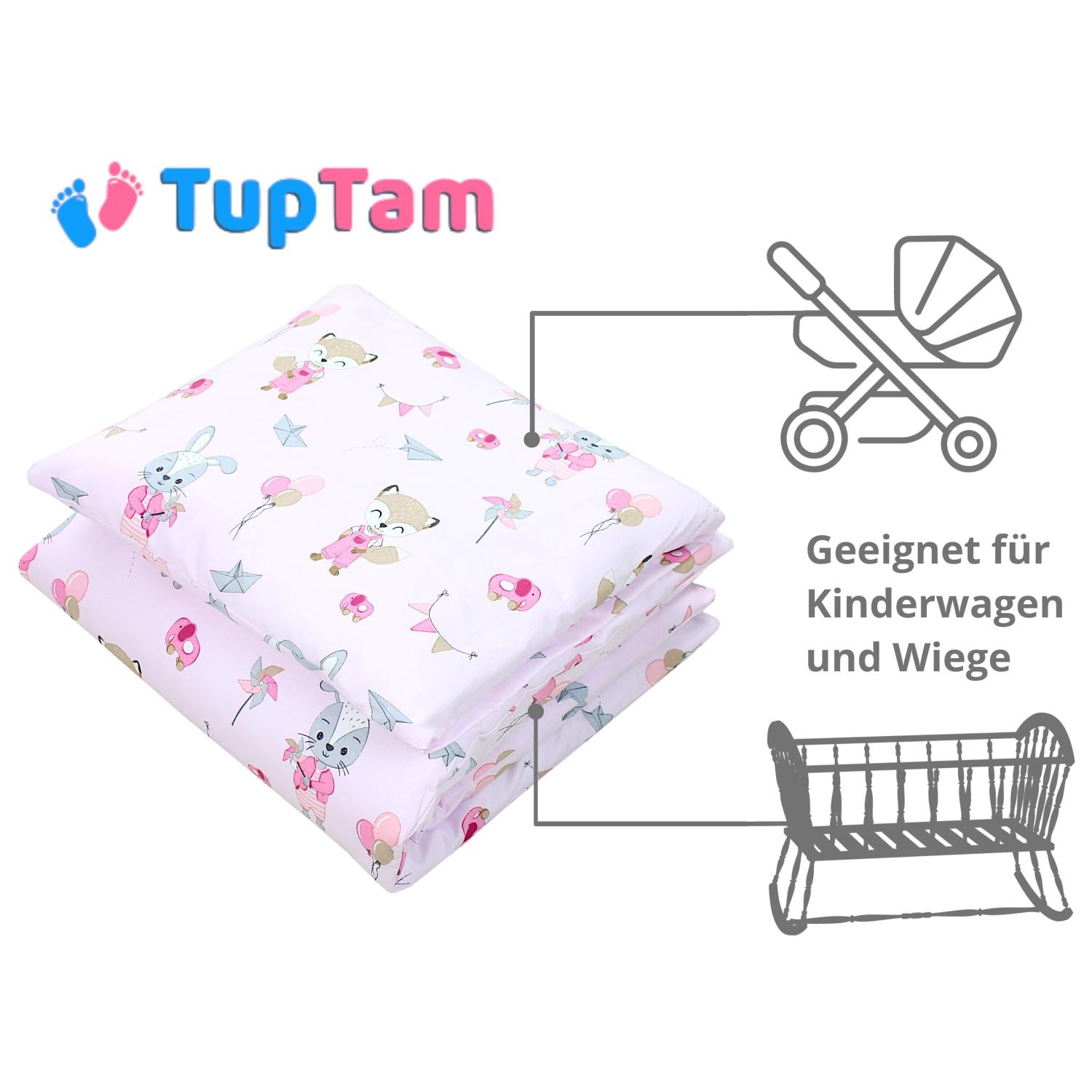 Baby Bettdecken Wiegenset (4-teilig)