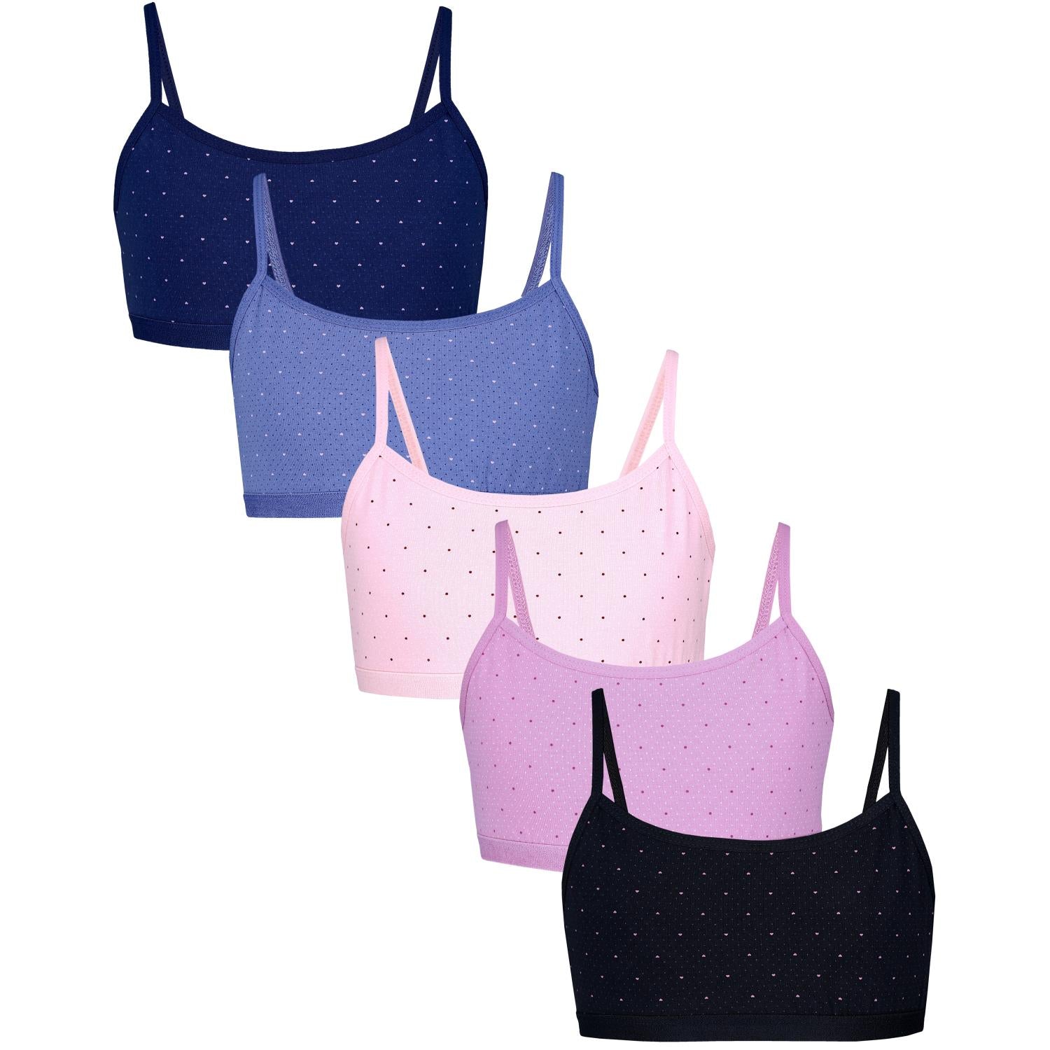 Mädchen Bustier - 5er Set