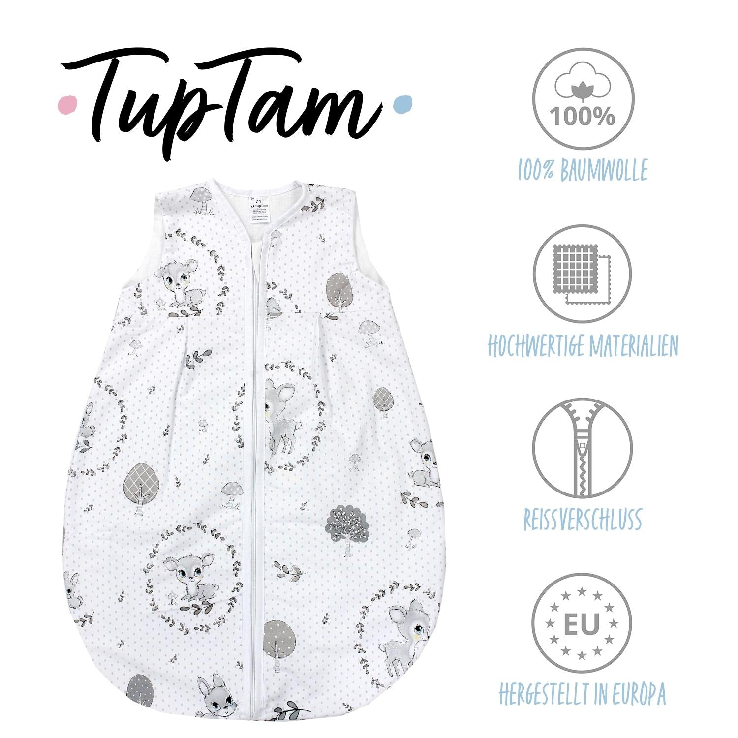 Kugelschlafsack ohne Ärmel 0.5 TOG