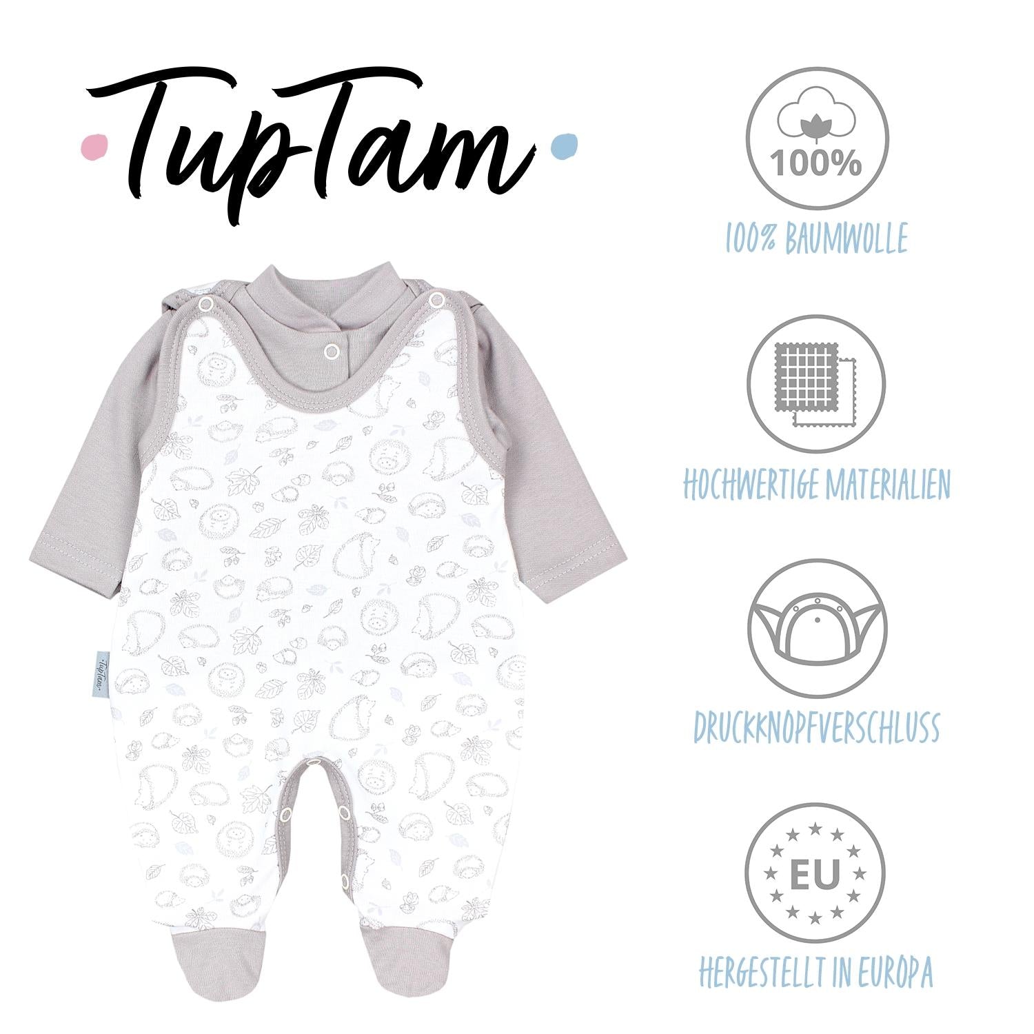 Strampler mit Langarmshirt- Set
