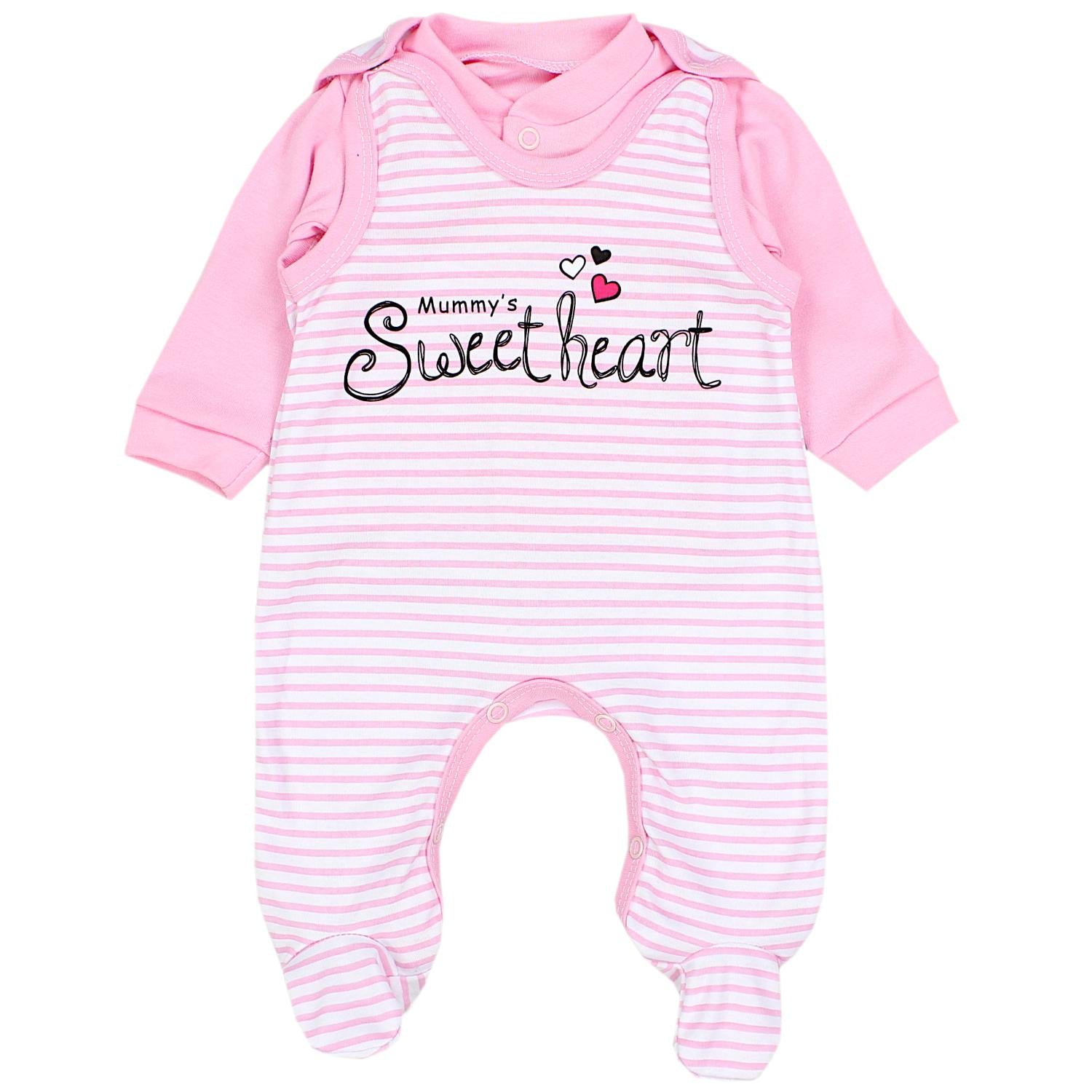 Strampler mit Langarmshirt- Set