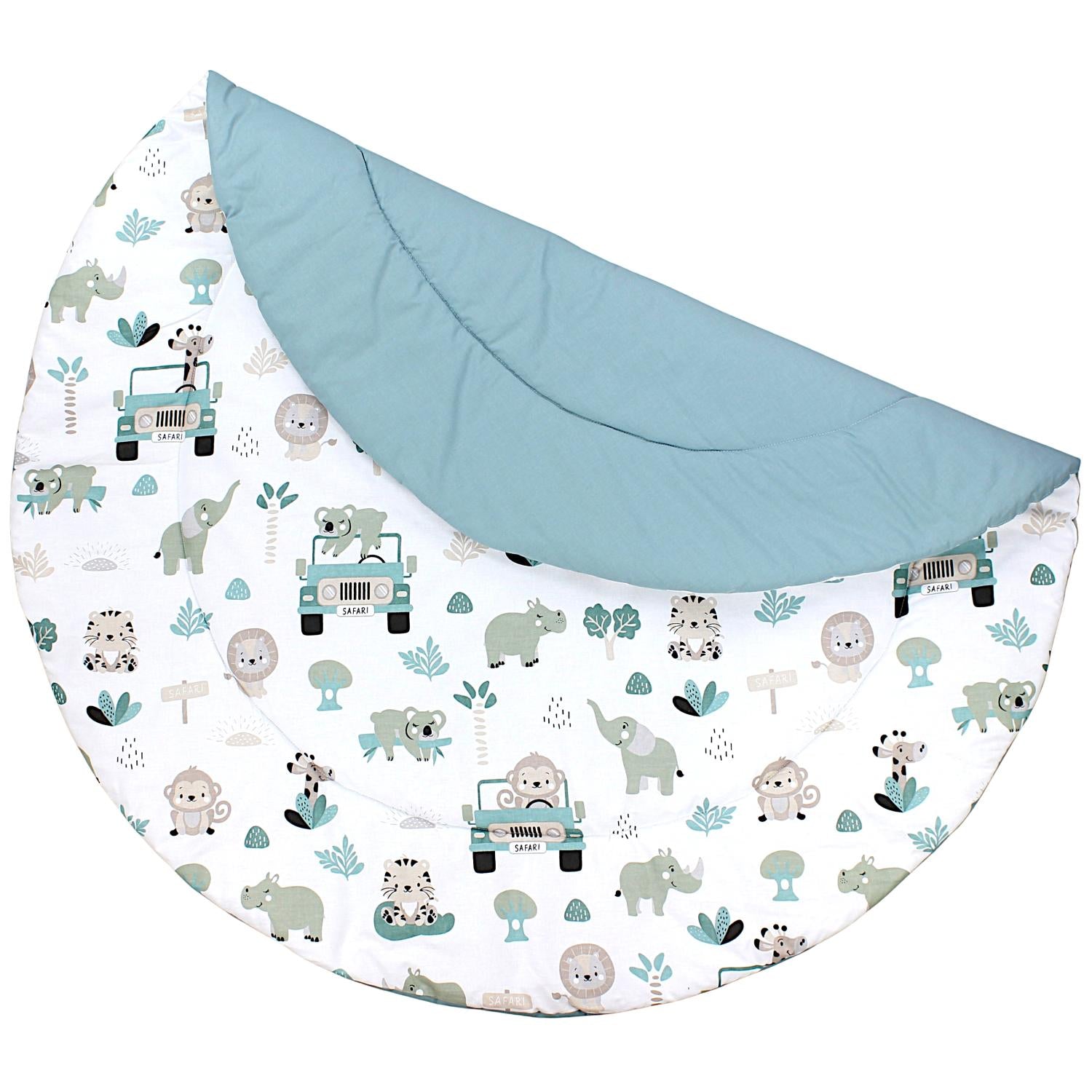 Gepolsterte XXL Krabbeldecke 120 x 120 cm