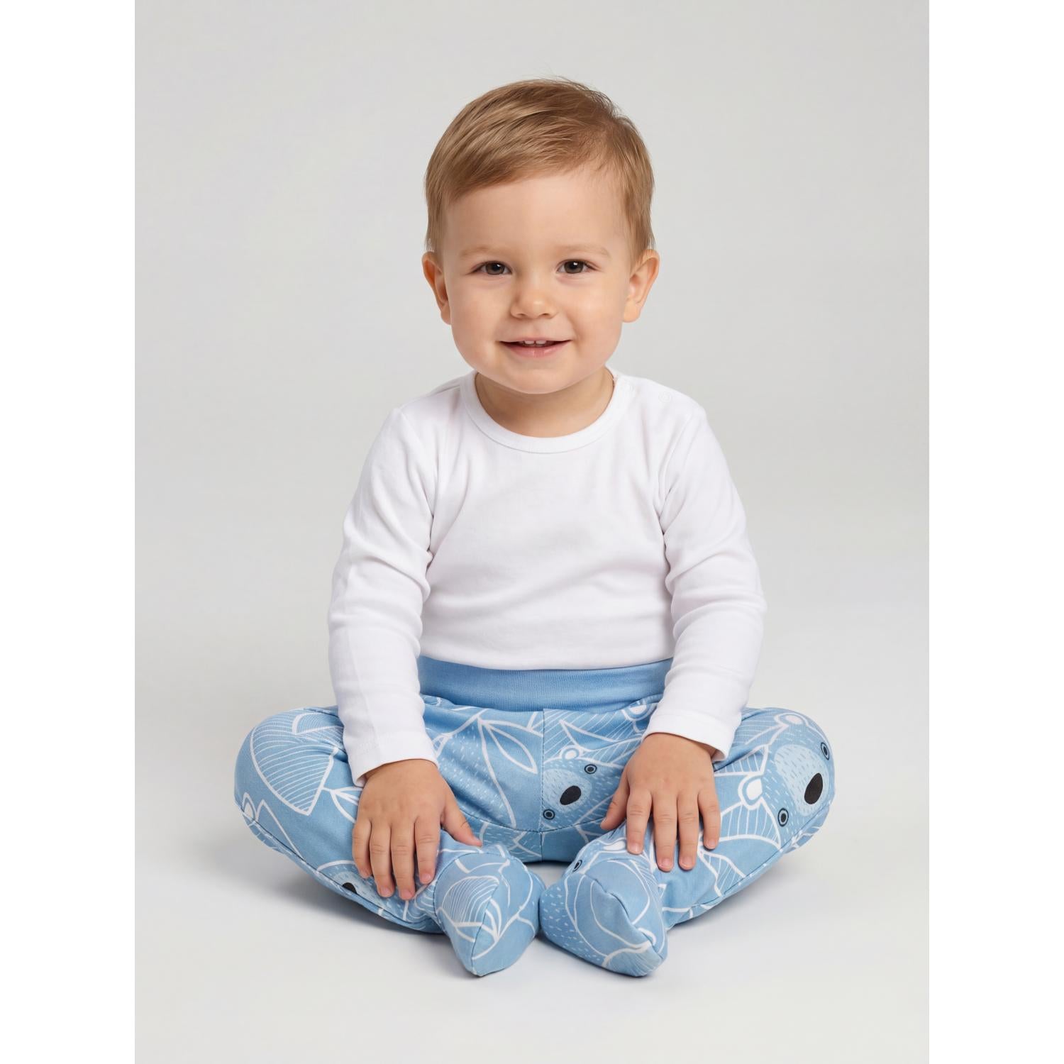 Strampelhose mit Fuß - 5er Set