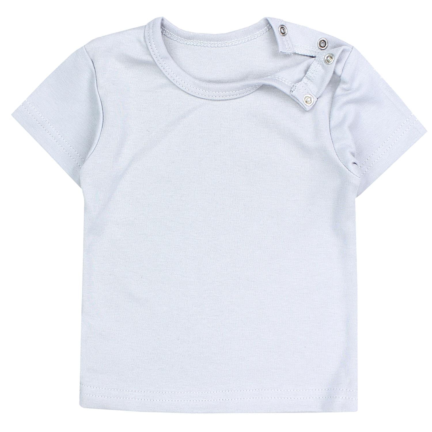 Baby Kurzarm T-Shirt mit Aufdruck - 5er Set