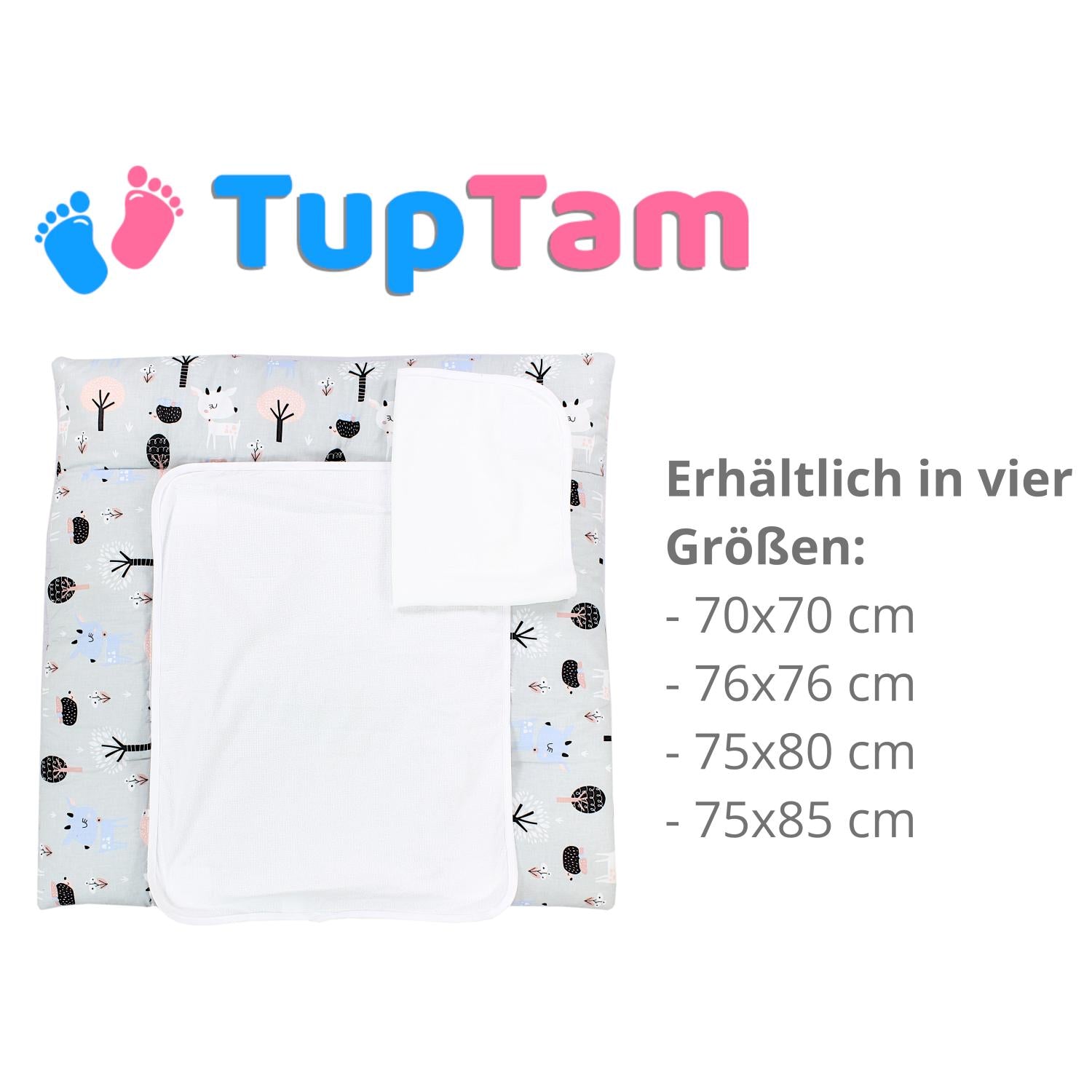 Wickelauflage (inkl. 2 Frotteebezüge)
