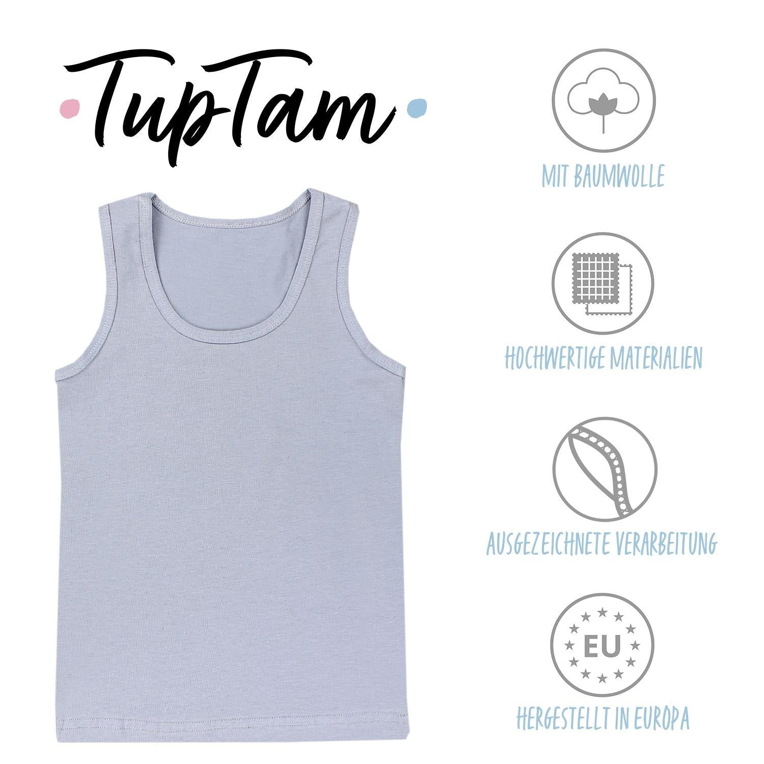 Unterhemd Ärmellos - 5er Set