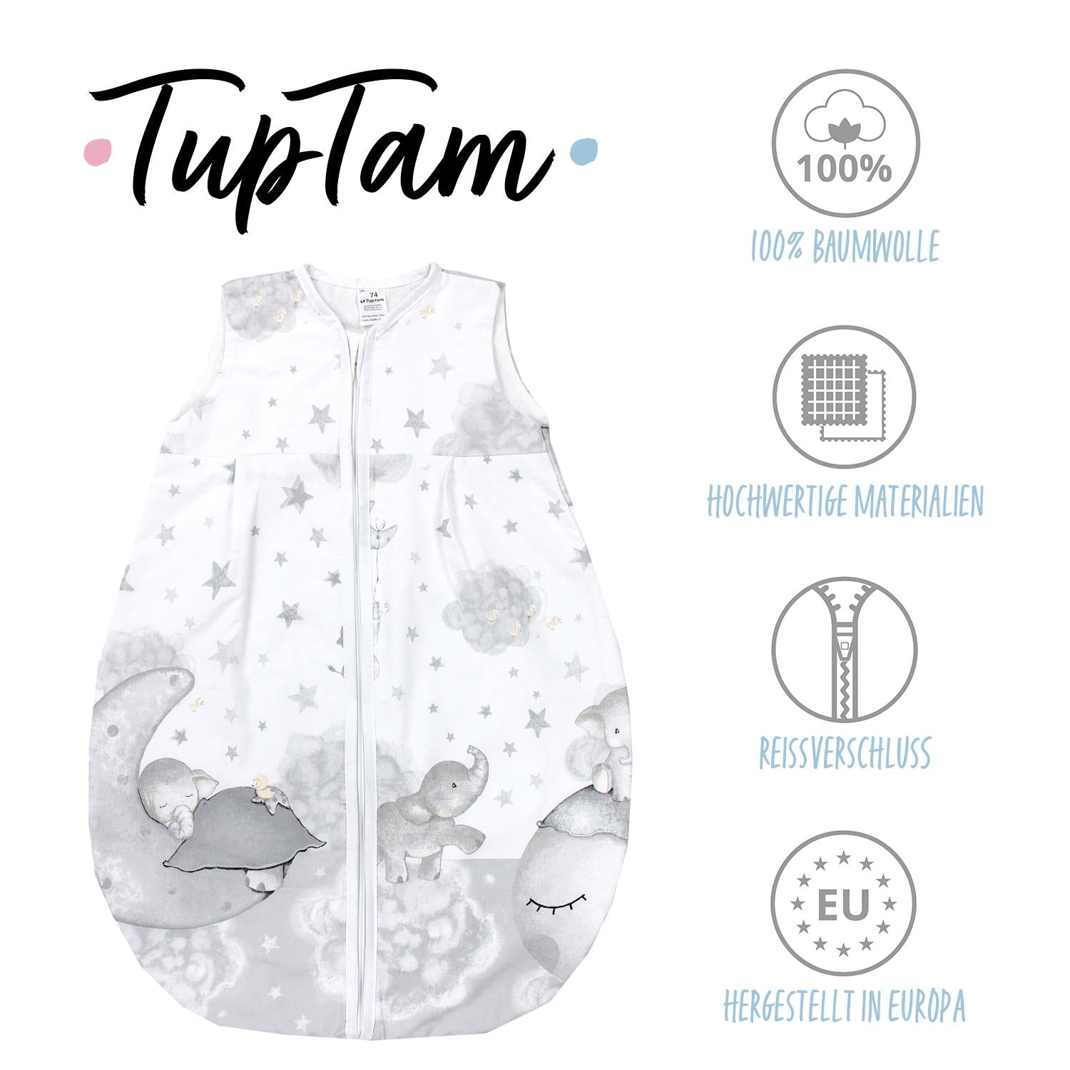 Kugelschlafsack ohne Ärmel 0.5 TOG