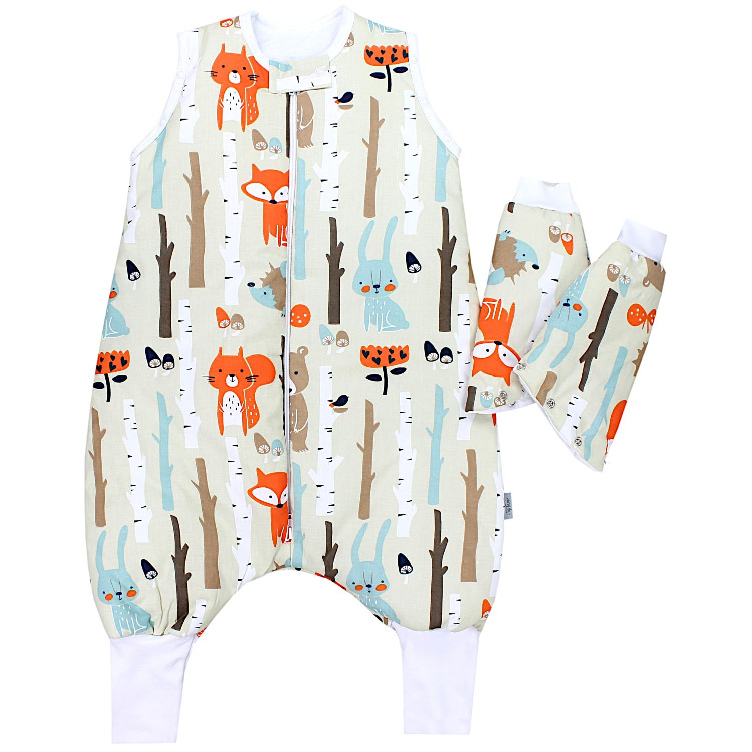 Schlafsack mit Beinen und Ärmeln, Winterschlafsack 2,5 TOG