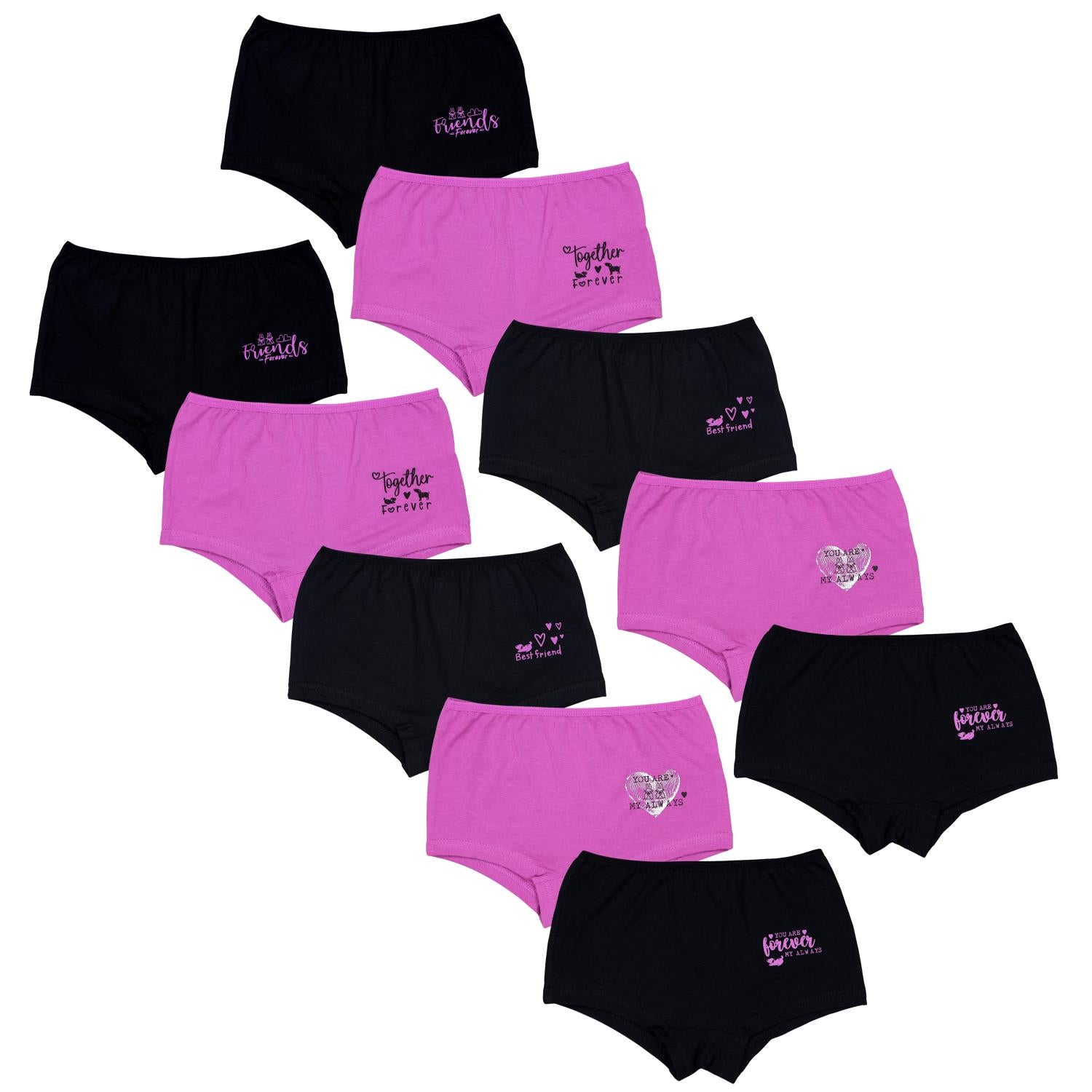 Mädchen Shorts 10er Set