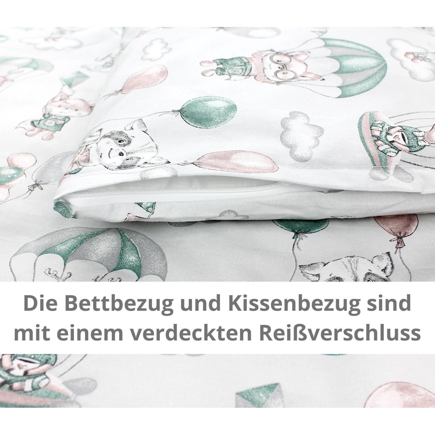 Baby Bettdecken Wiegenset (4-teilig)