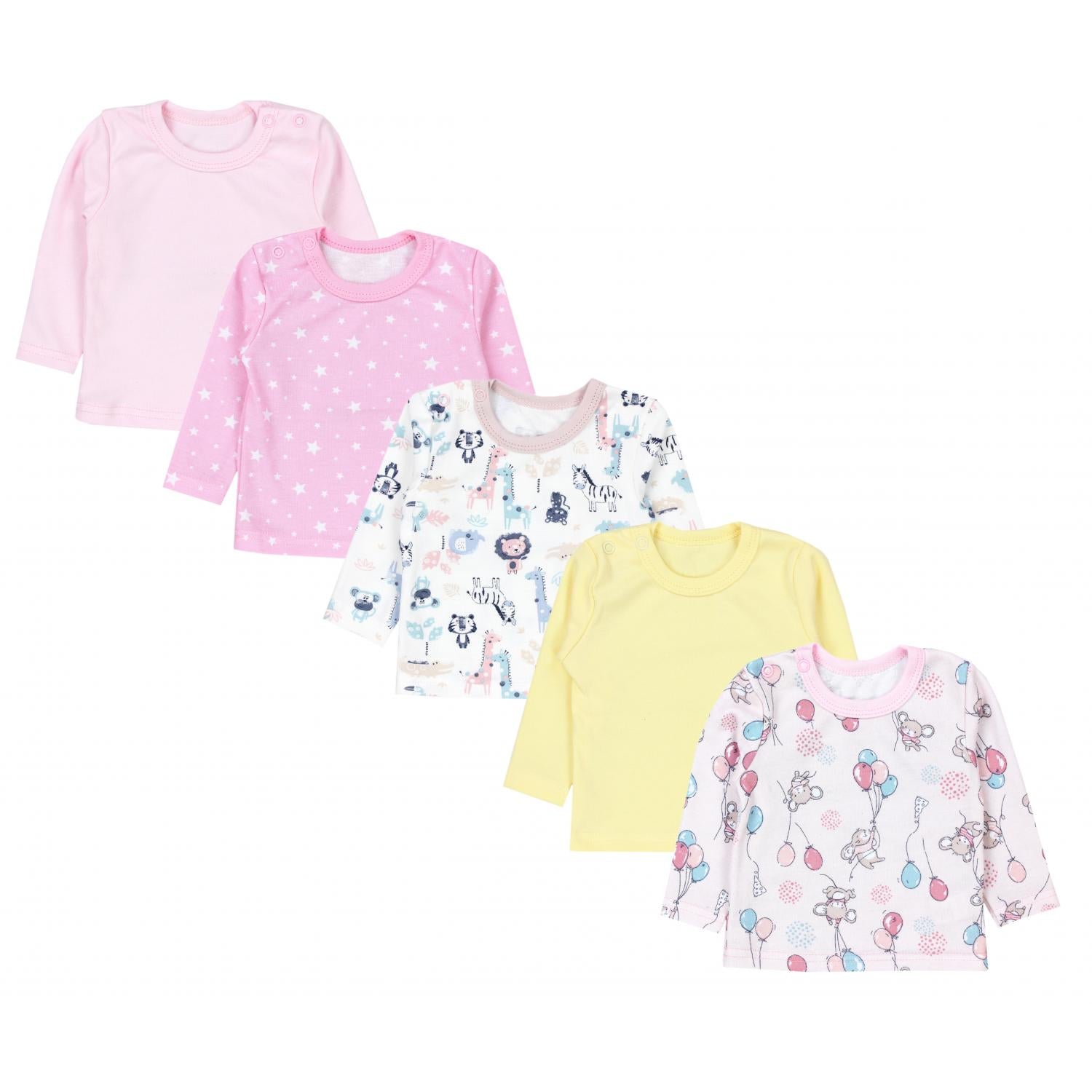 Baby Langarmshirt - 5er Set