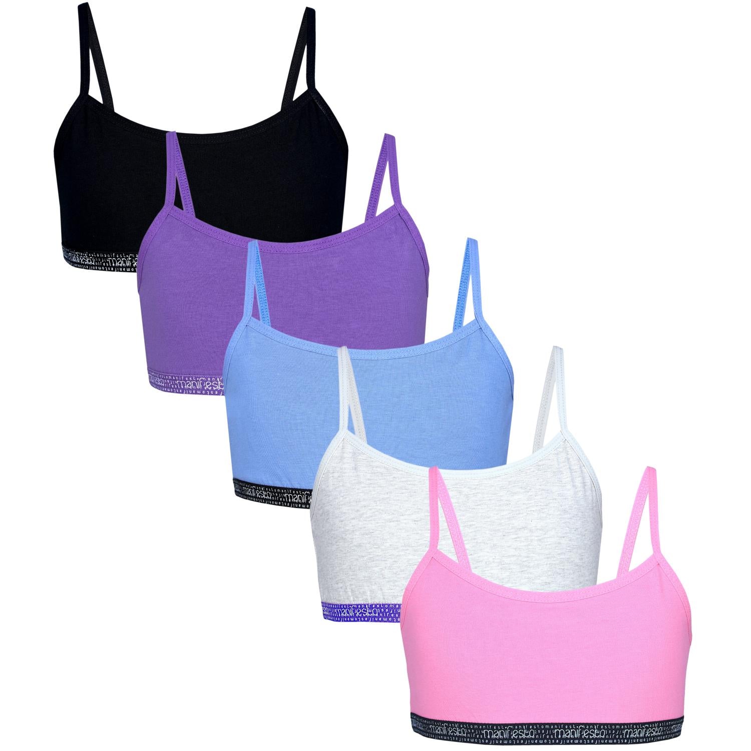 Mädchen Bustier - 5er Set