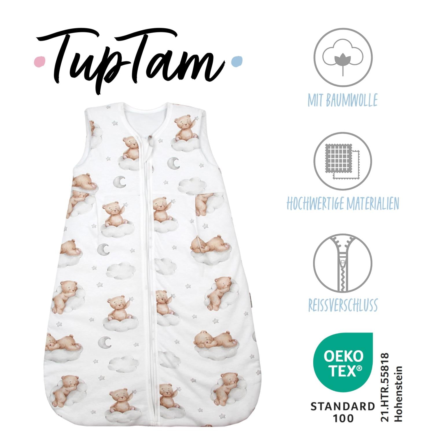 Kugelschlafsack ohne Ärmel 2.5 TOG