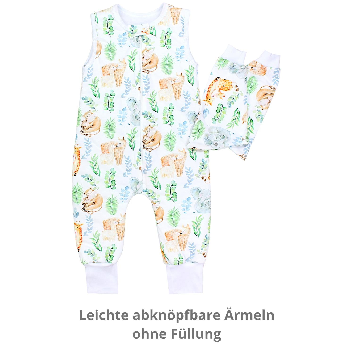 Baby Schlafsack Bio-Baumwolle 2.5 TOG mit Beinen und Armen