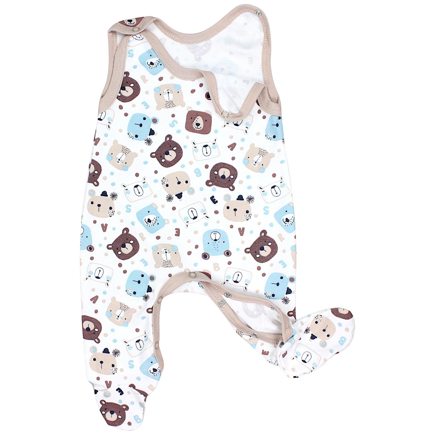 Strampler mit Aufdruck- 5er Pack