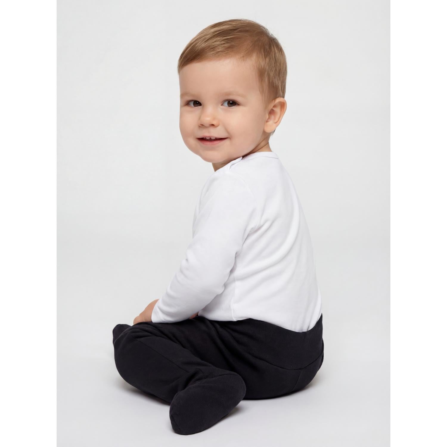 Strampelhose mit Fuß - 5er Set