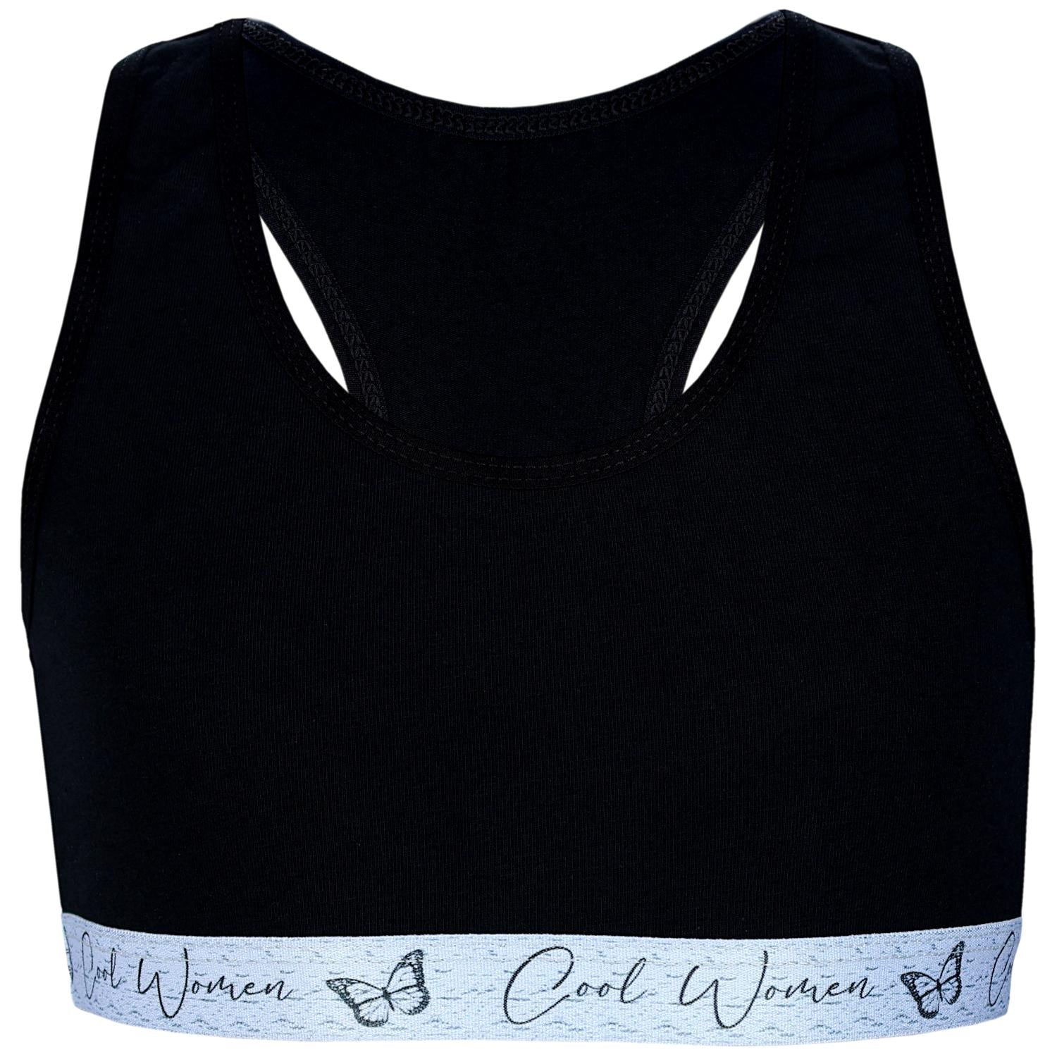 Mädchen Bustier mit breiten Trägern & Racerback (5er Pack)