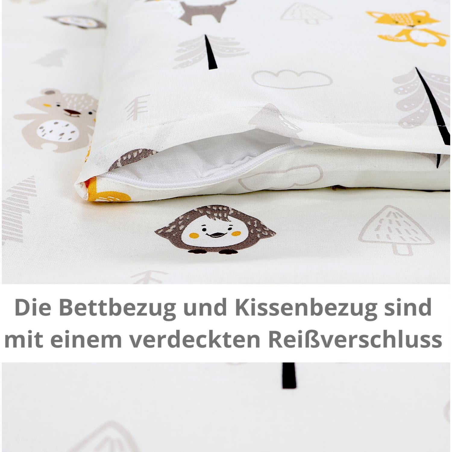 Bettdeckenset (4-teilig)