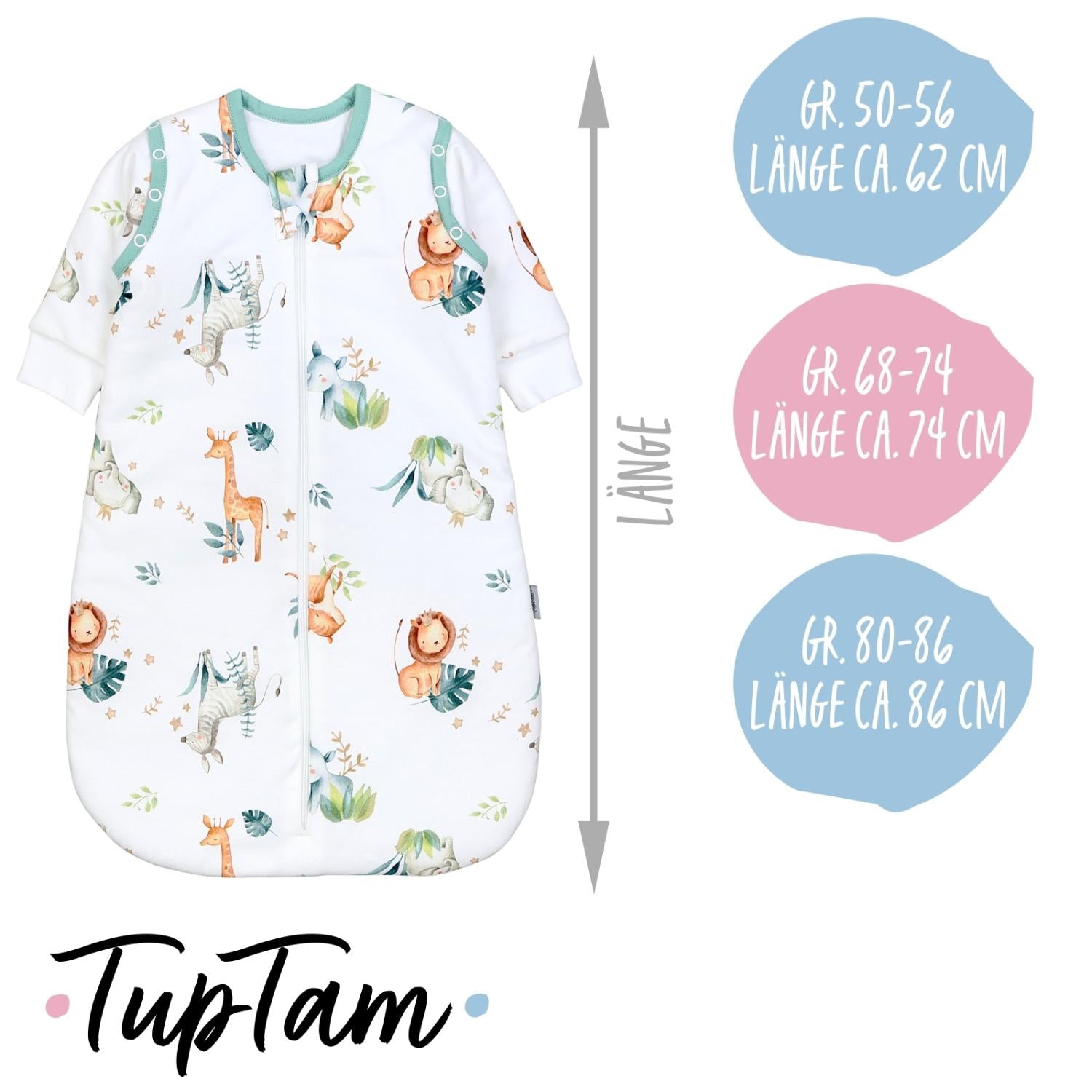 Schlafsack mit abnehmbaren Ärmeln 2.5 TOG