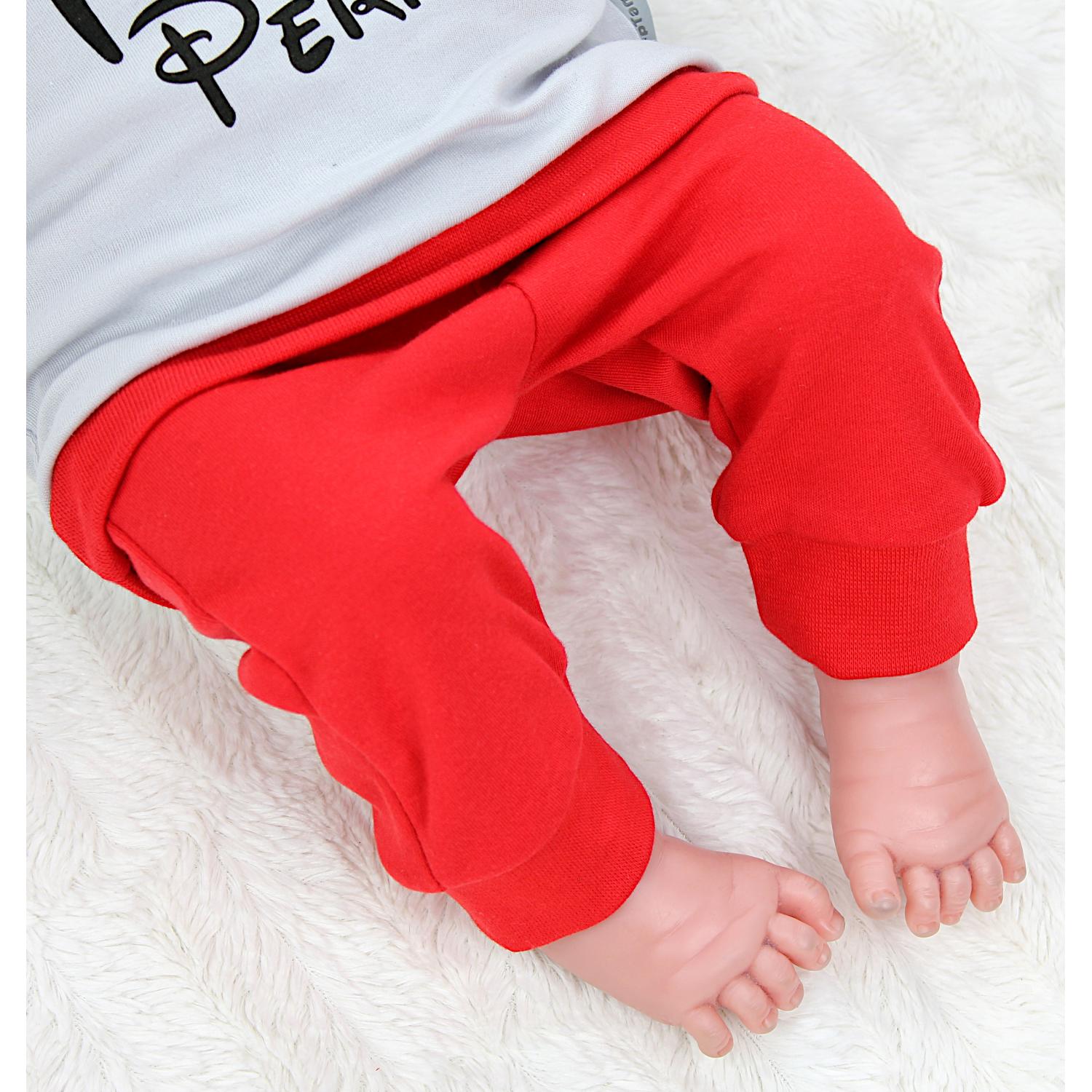 Baby Kleidungsoutfit mit Aufdruck (2-teilig)