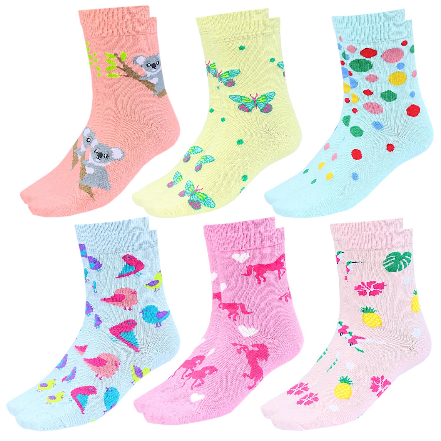 Kinder Socken - 6er Set