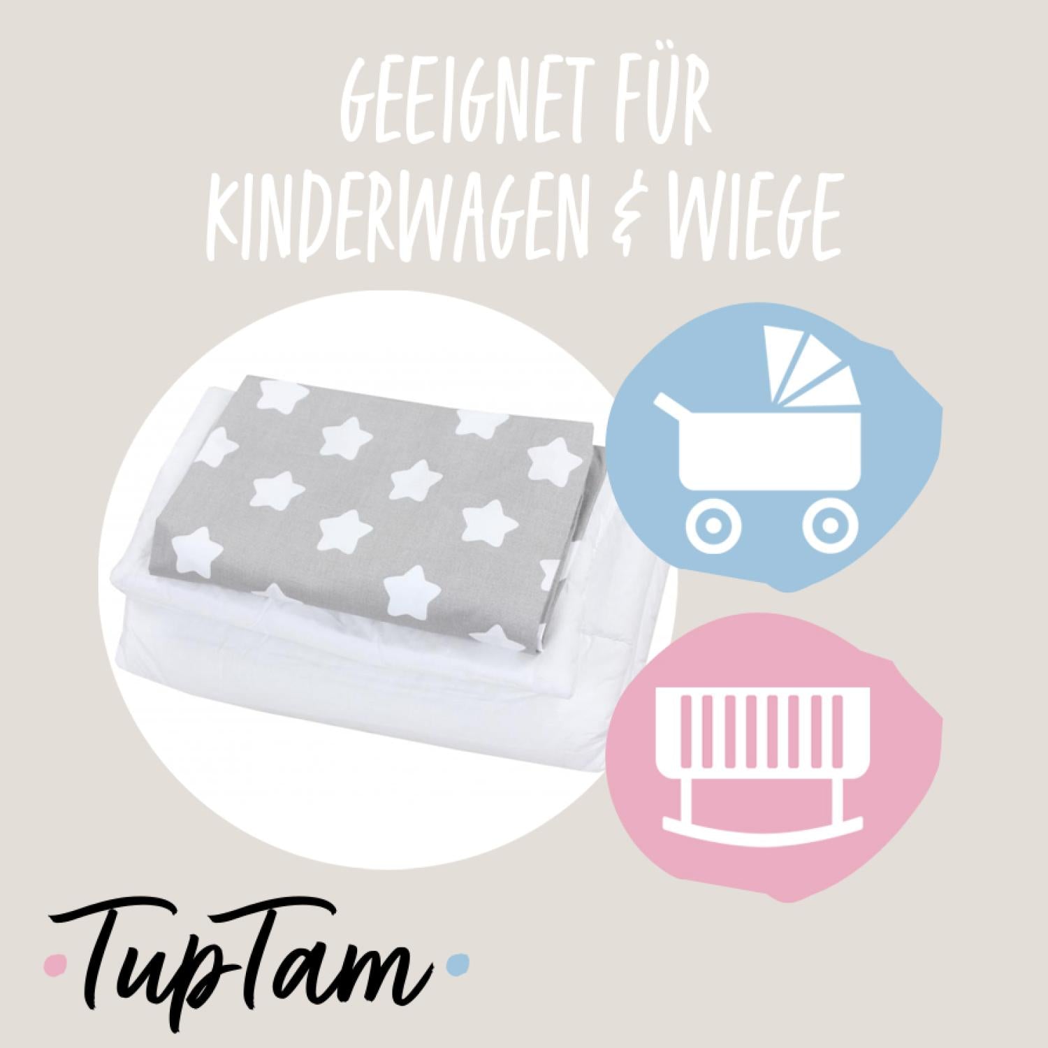 Baby Bettwäsche Wiegenset (4-teilig)