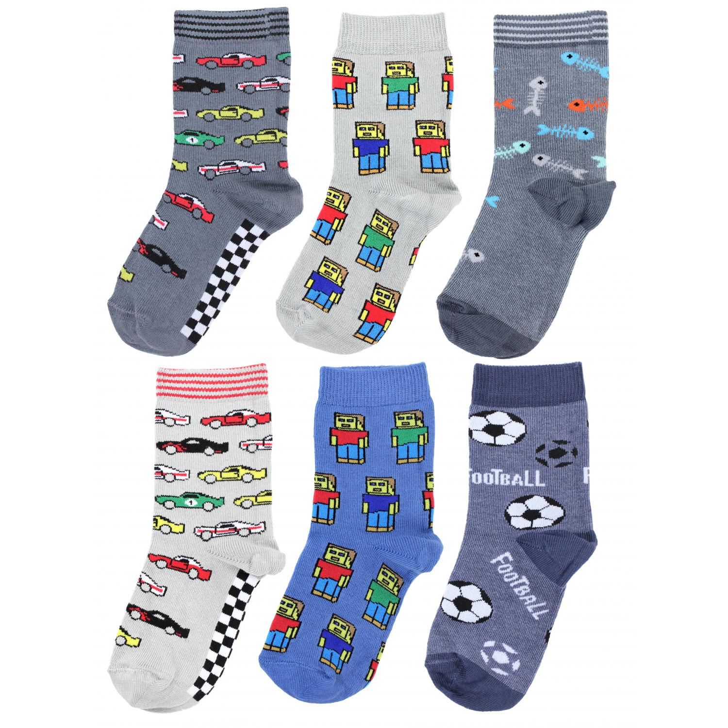 Kinder Socken - 6er Set