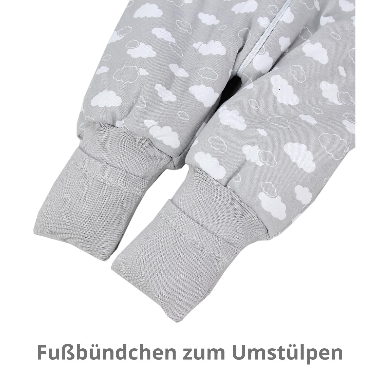 Baby Schlafsack mit Füßen Ganzjahresschlafsack 2,5 Tog