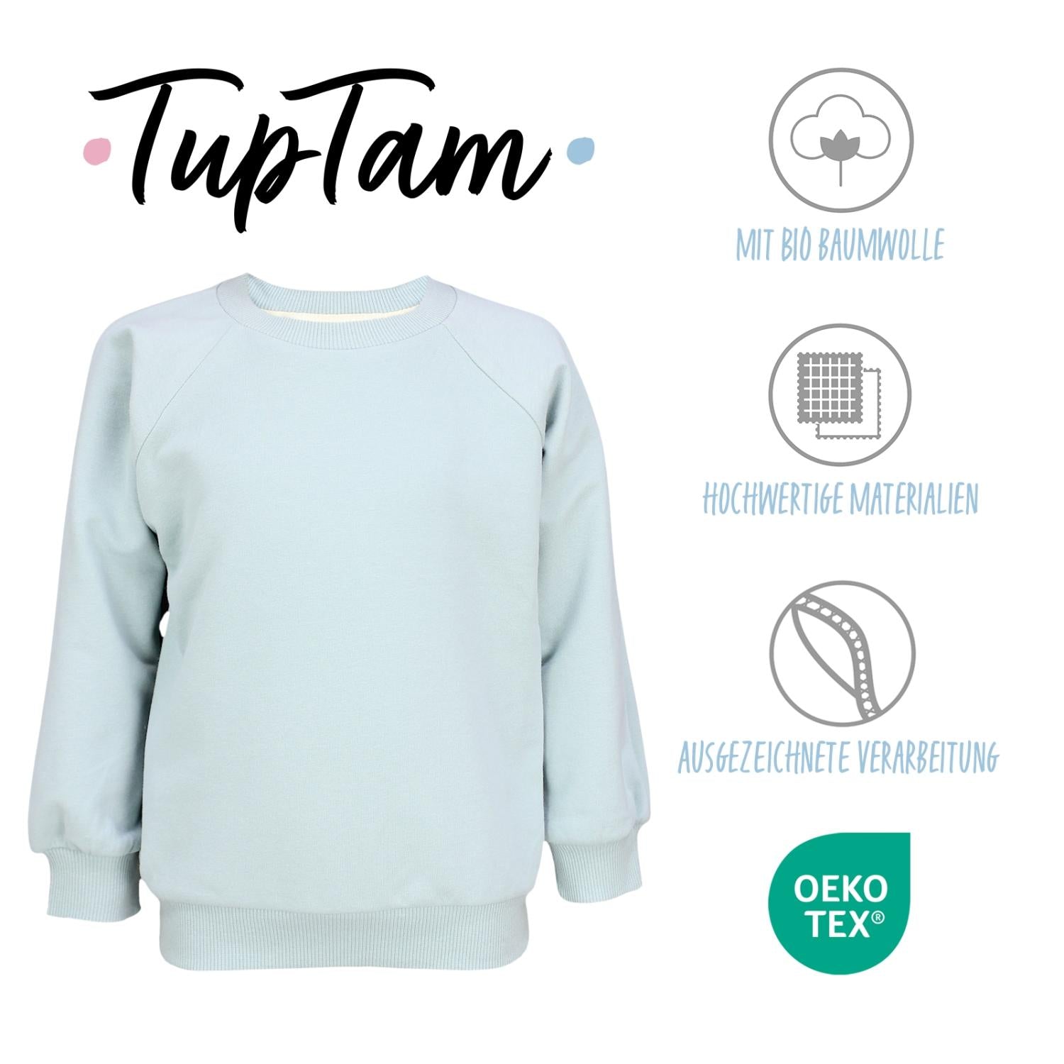 Sweatshirt Bio- Baumwolle