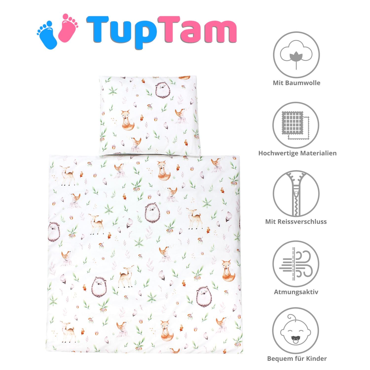 Bettdeckenset (4-teilig)