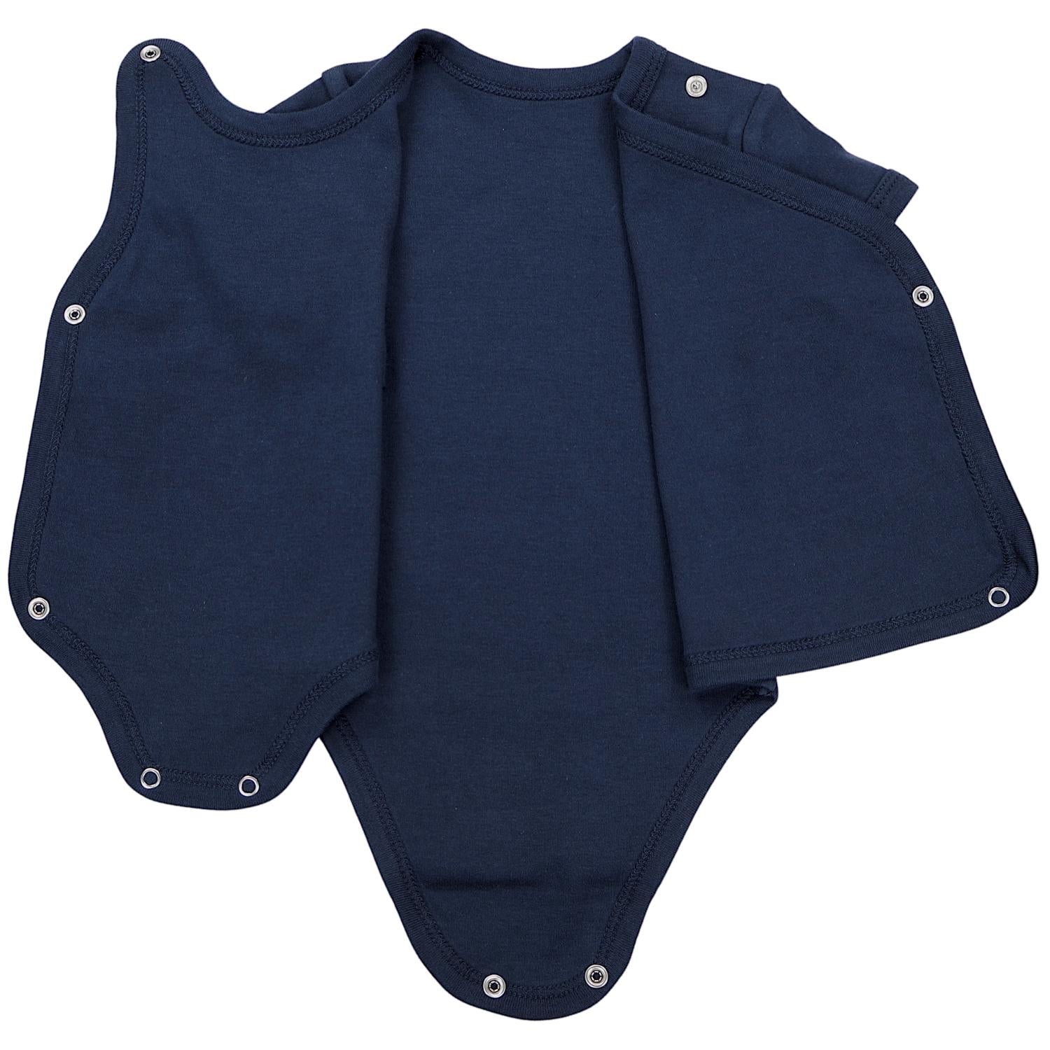 Baby Kurzarm Wickelbody mit Aufdruck - 5er Set