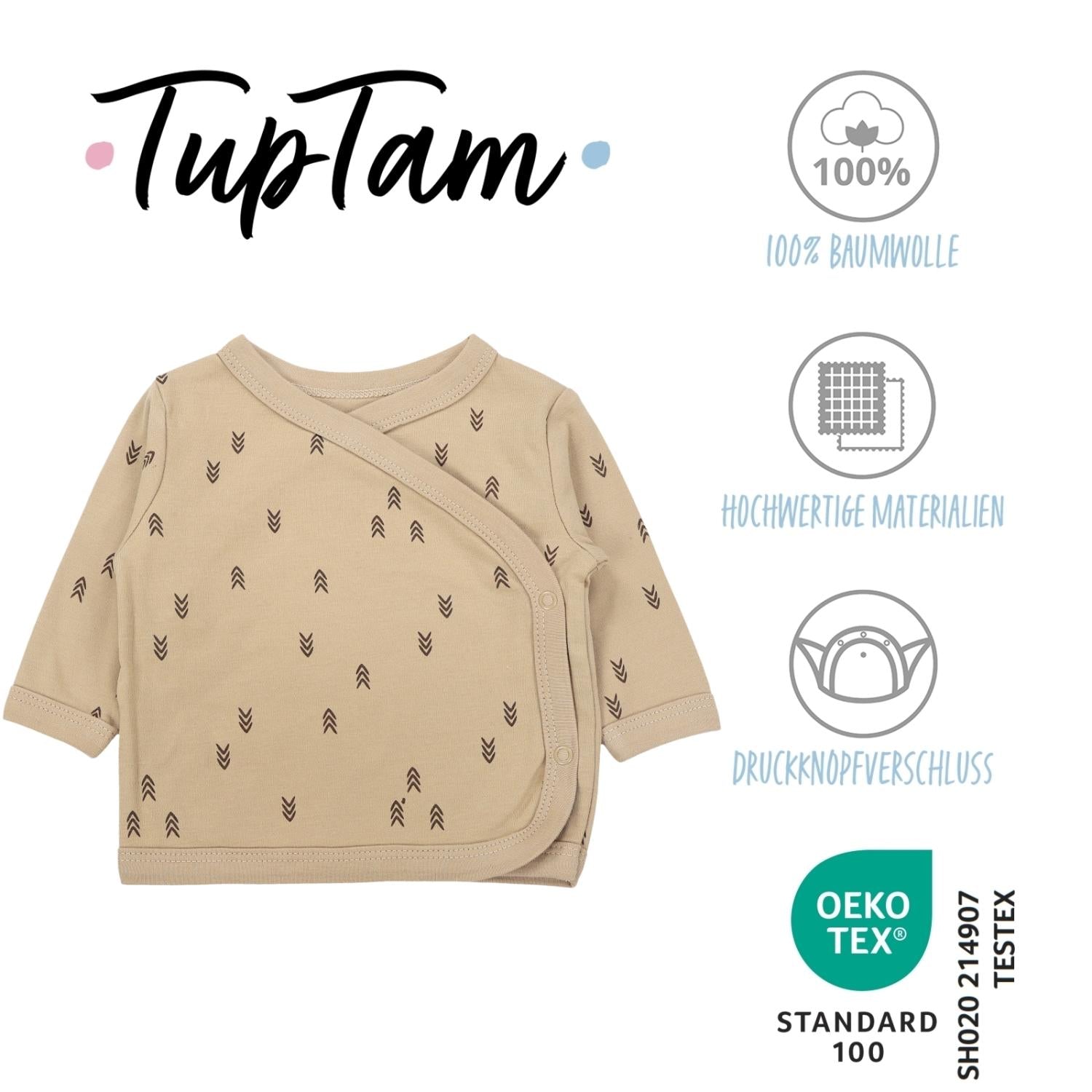 Langarm Wickelshirt - 5er Set