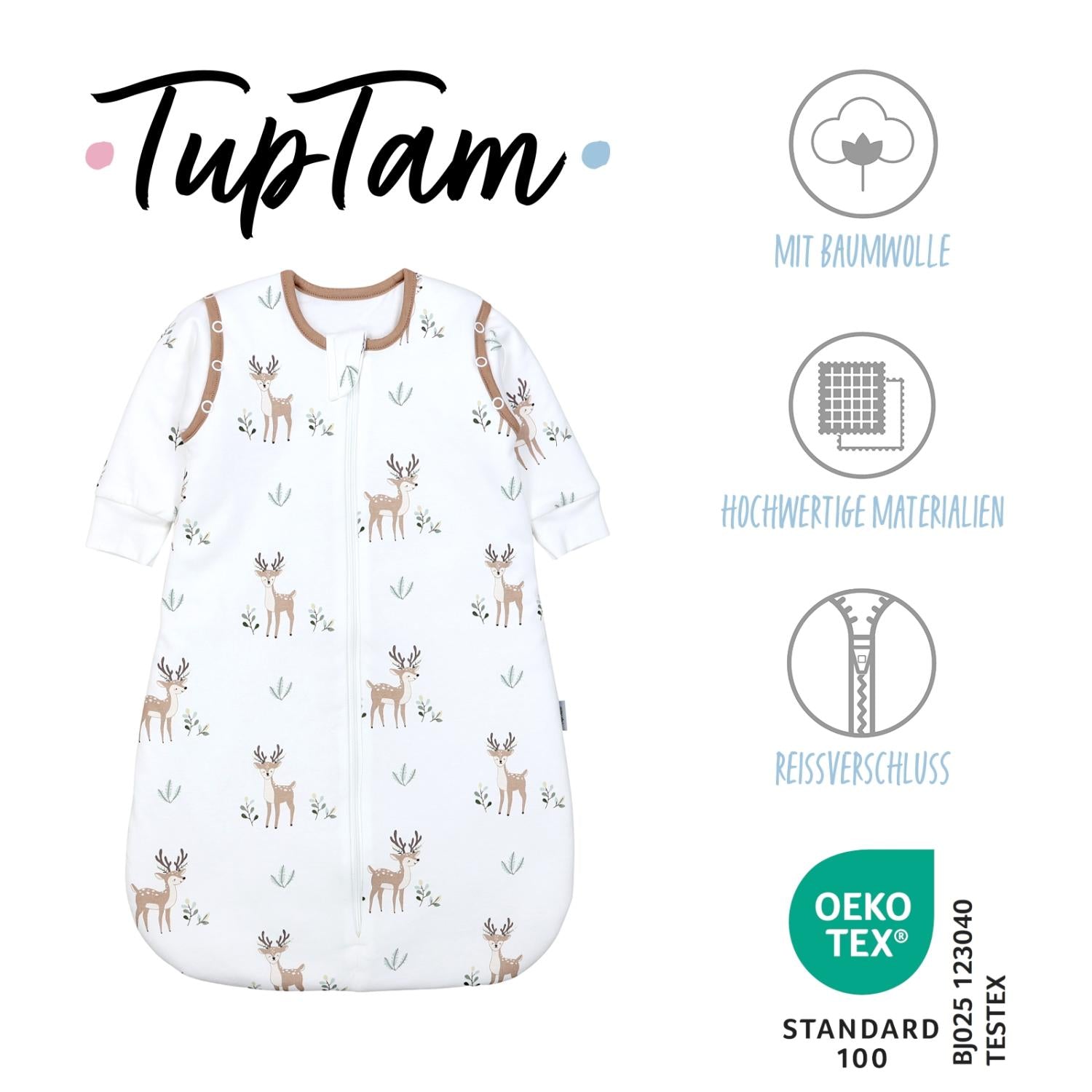 Schlafsack mit abnehmbaren Ärmeln 2.5 TOG