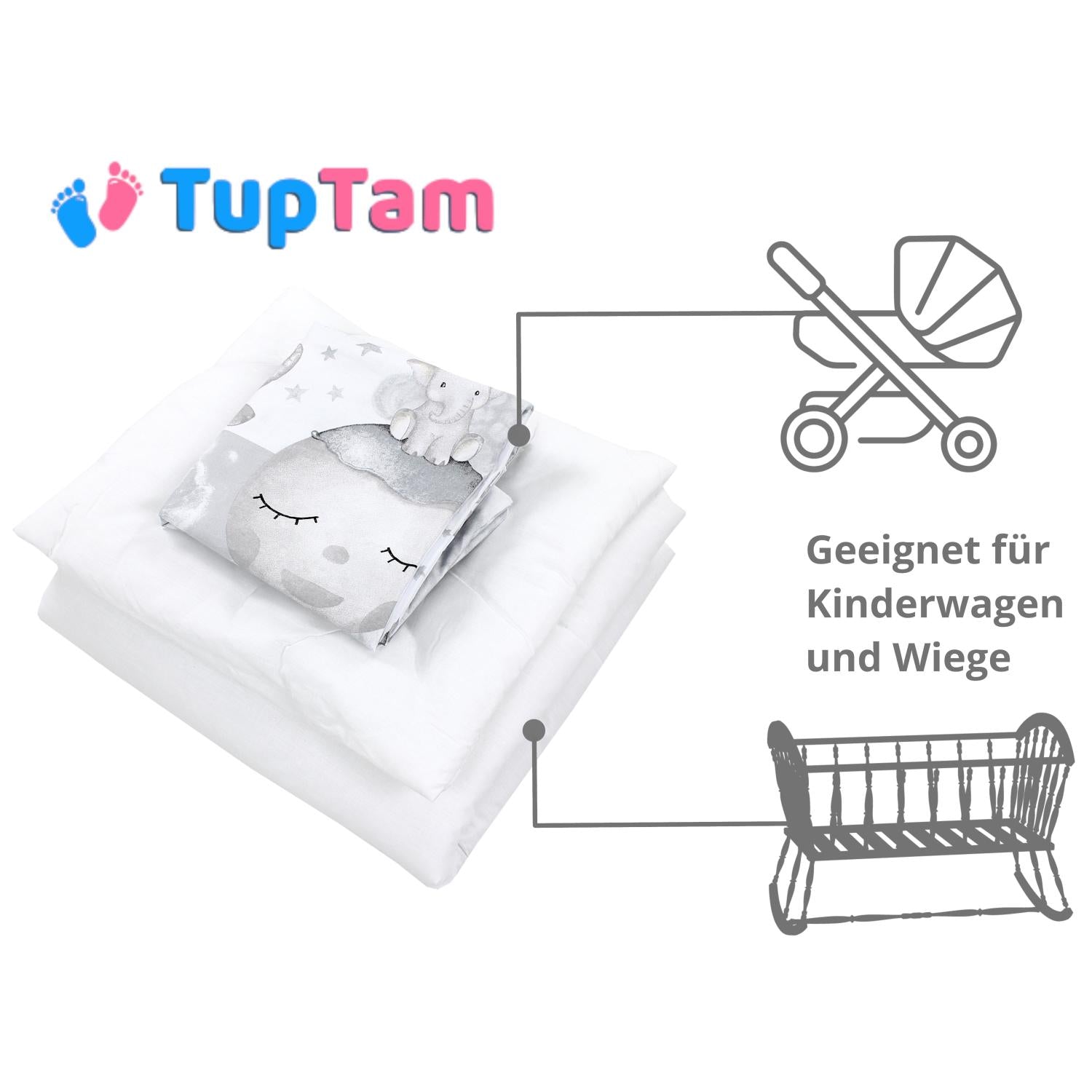 Bettdeckenset (4-teilig)