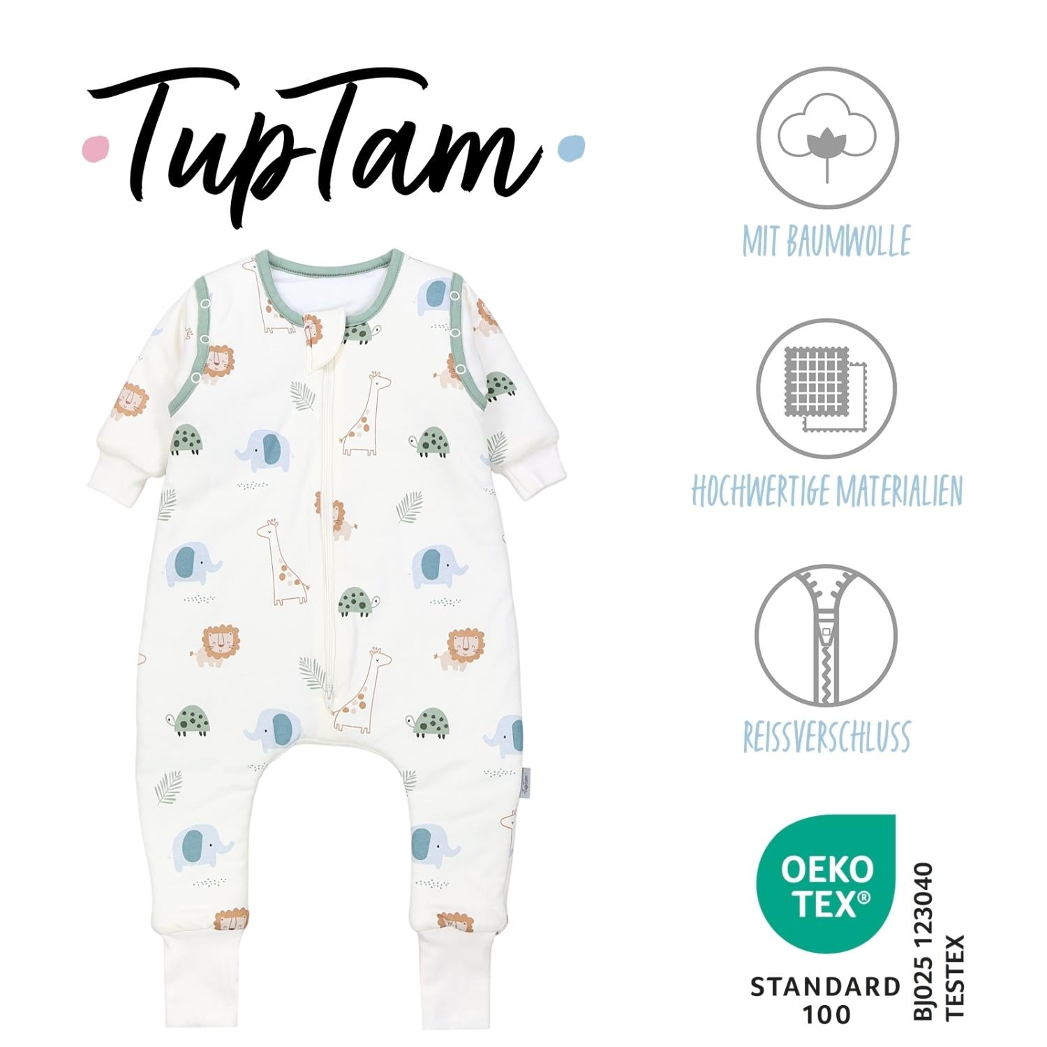 Schlafsack mit Beinen und Ärmeln, Winterschlafsack 2,5 TOG