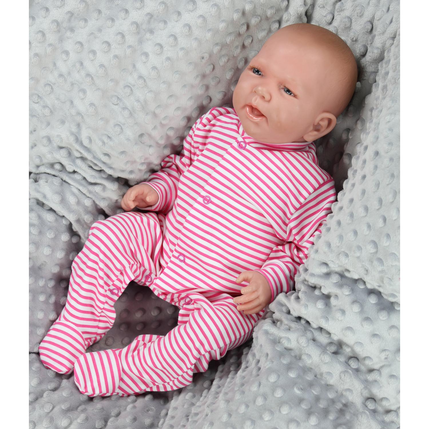 Baby Schlafstrampler mit Fuß - 3er Set