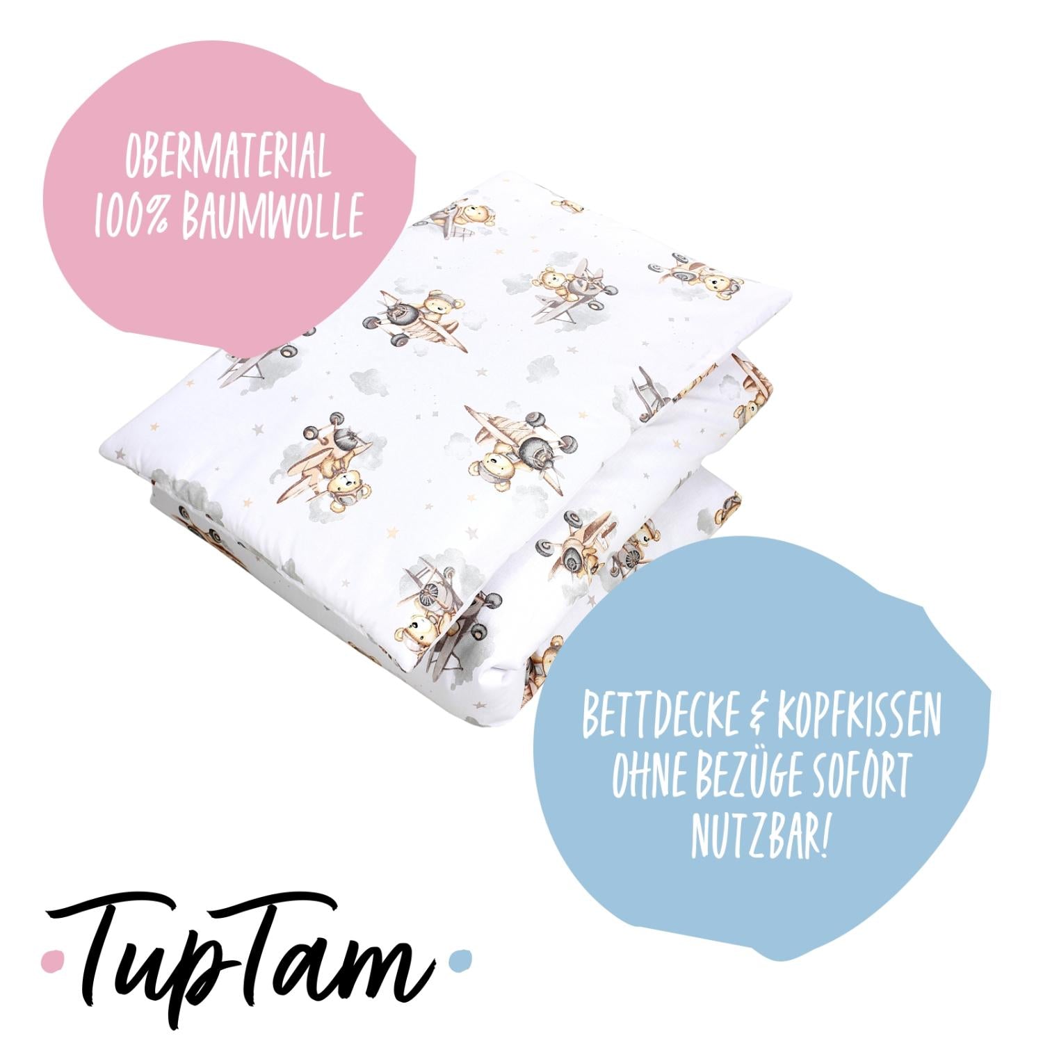 Bettdecken Set Ganzjahresdecke (2-teilig)