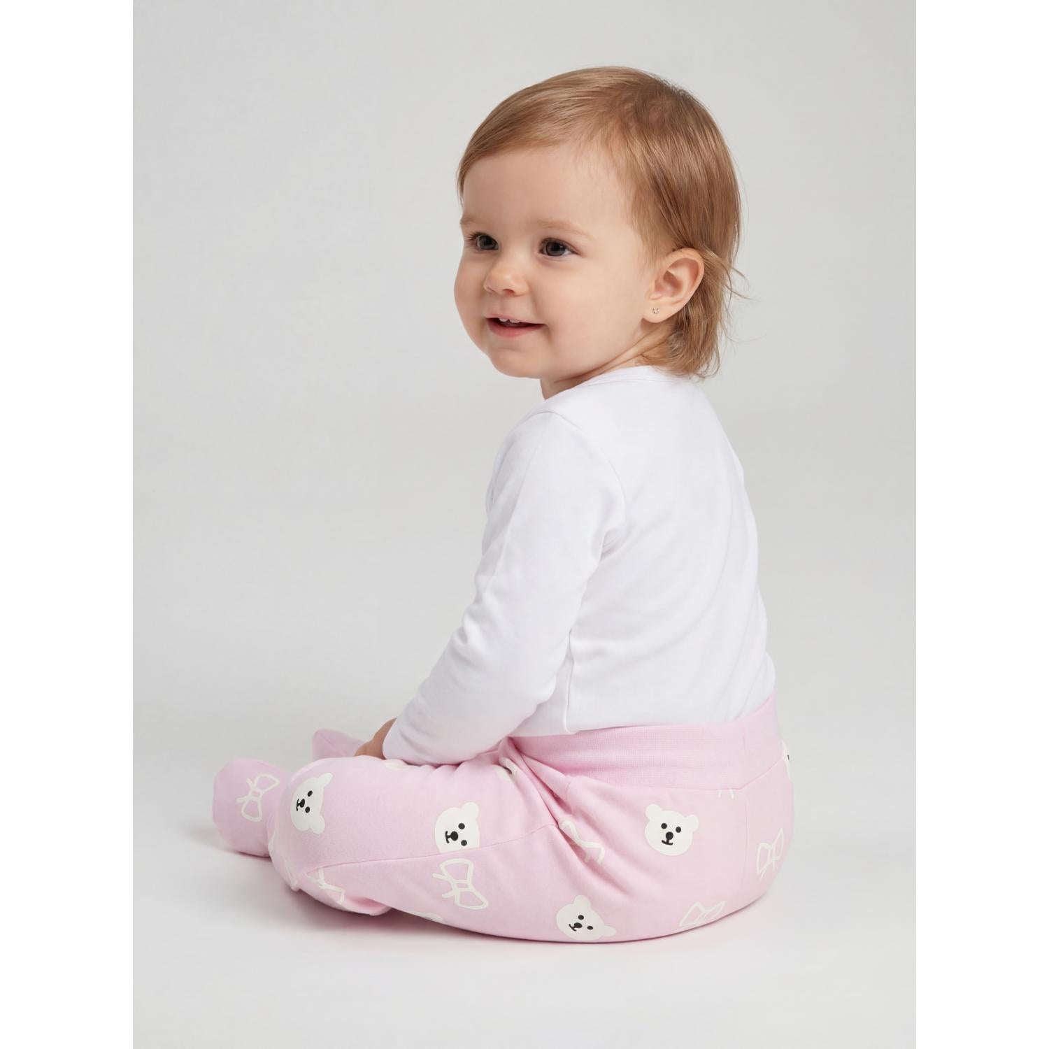 Strampelhose mit Fuß - 5er Set