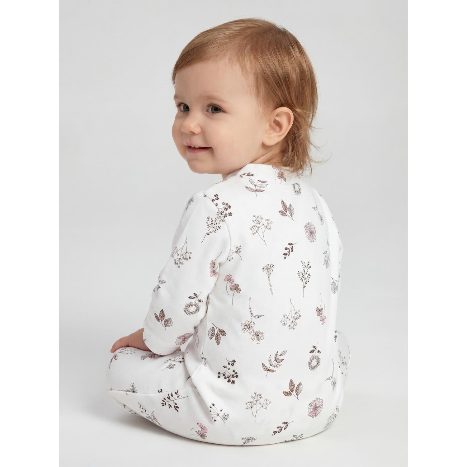 Schlafstrampler mit Fuß - 3er Set