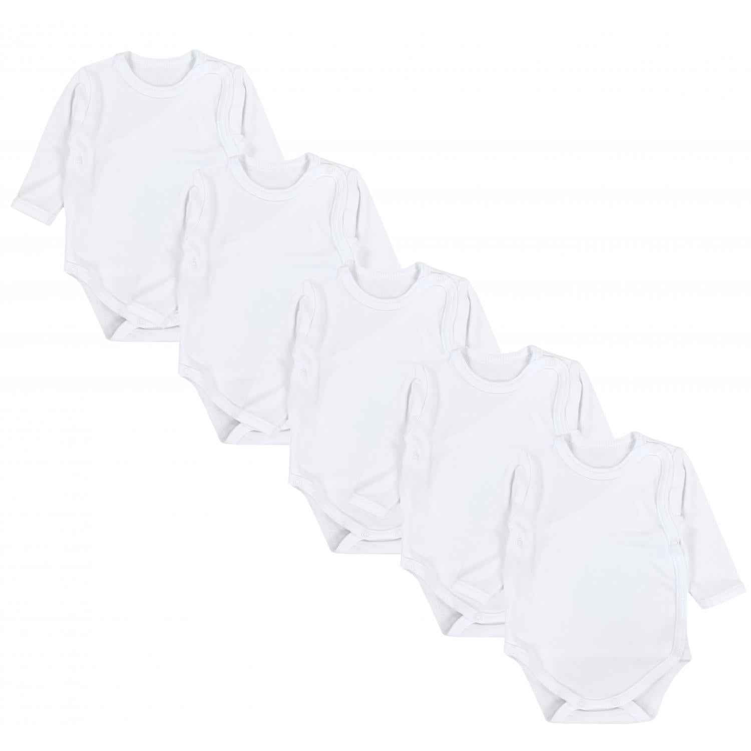 Langarm Wickelbody - 5er Set