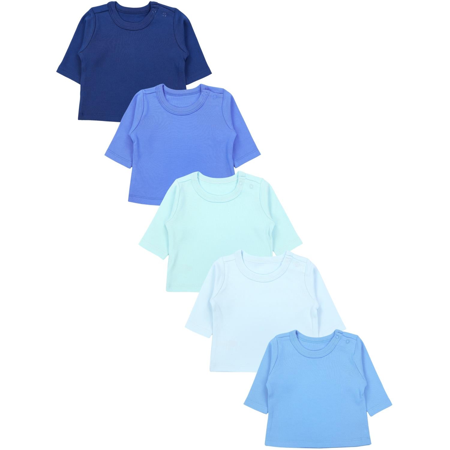 Langarmshirt - 5er Set