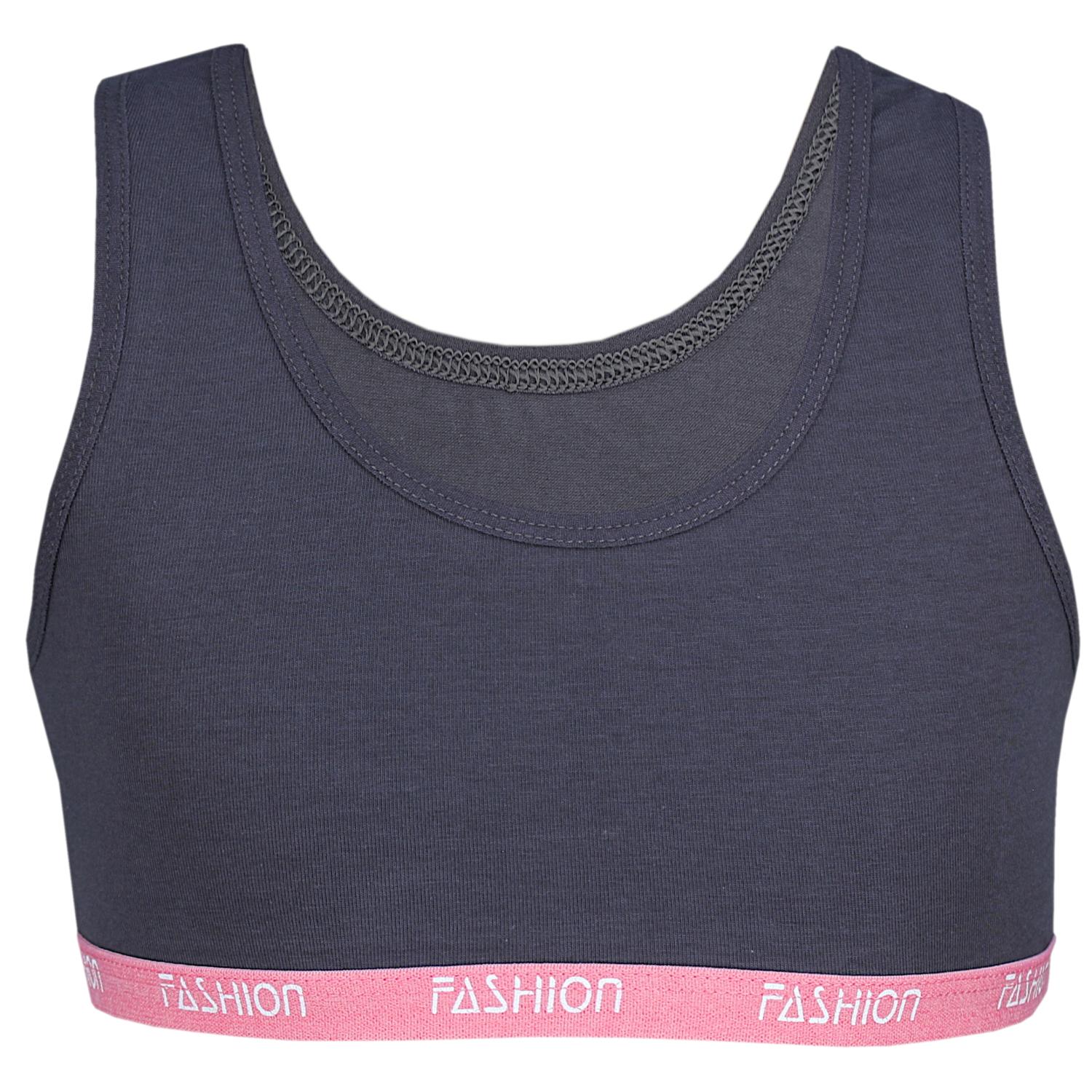 Mädchen Bustier breite Träger- 5er Set