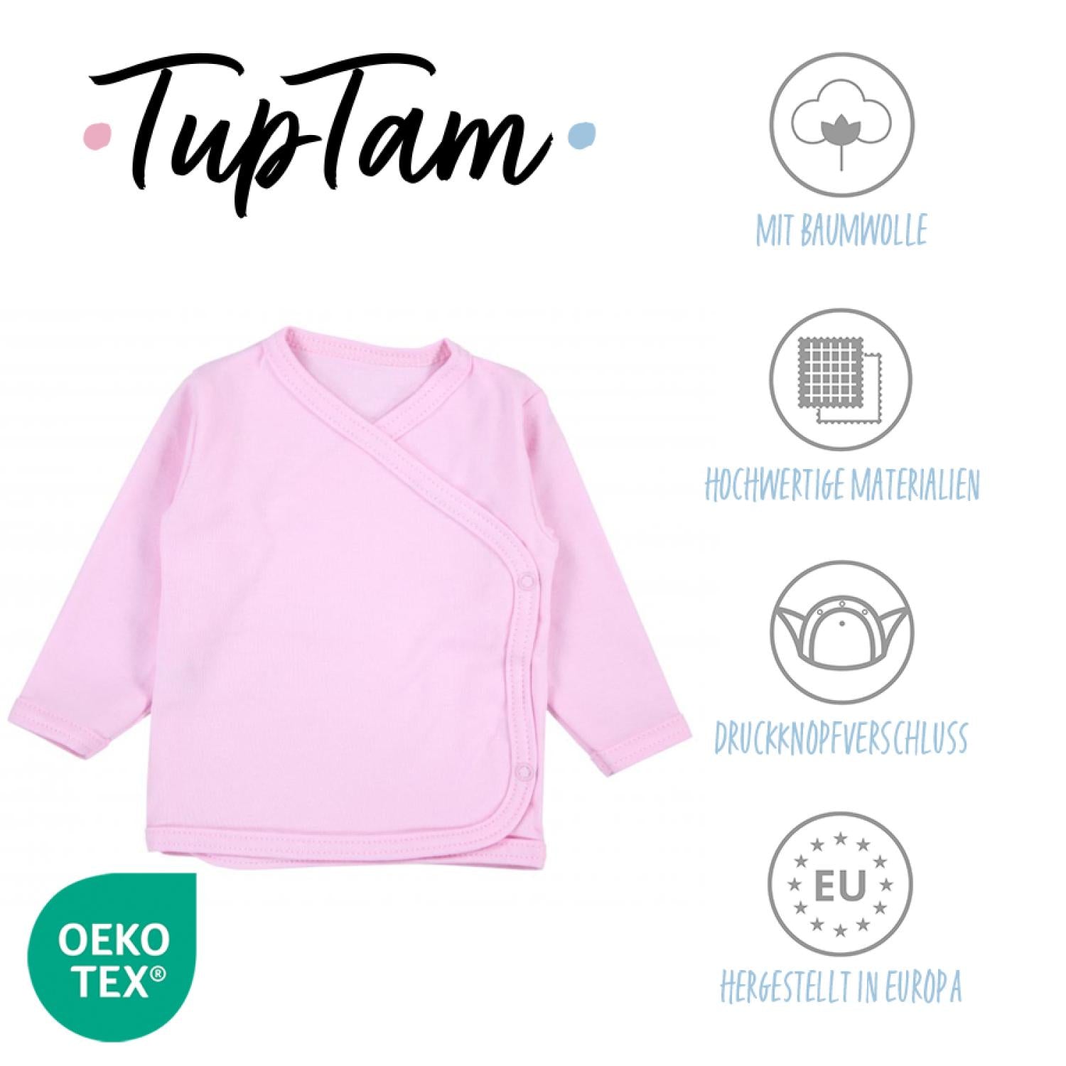 Langarm- Wickelshirt - 5er Set