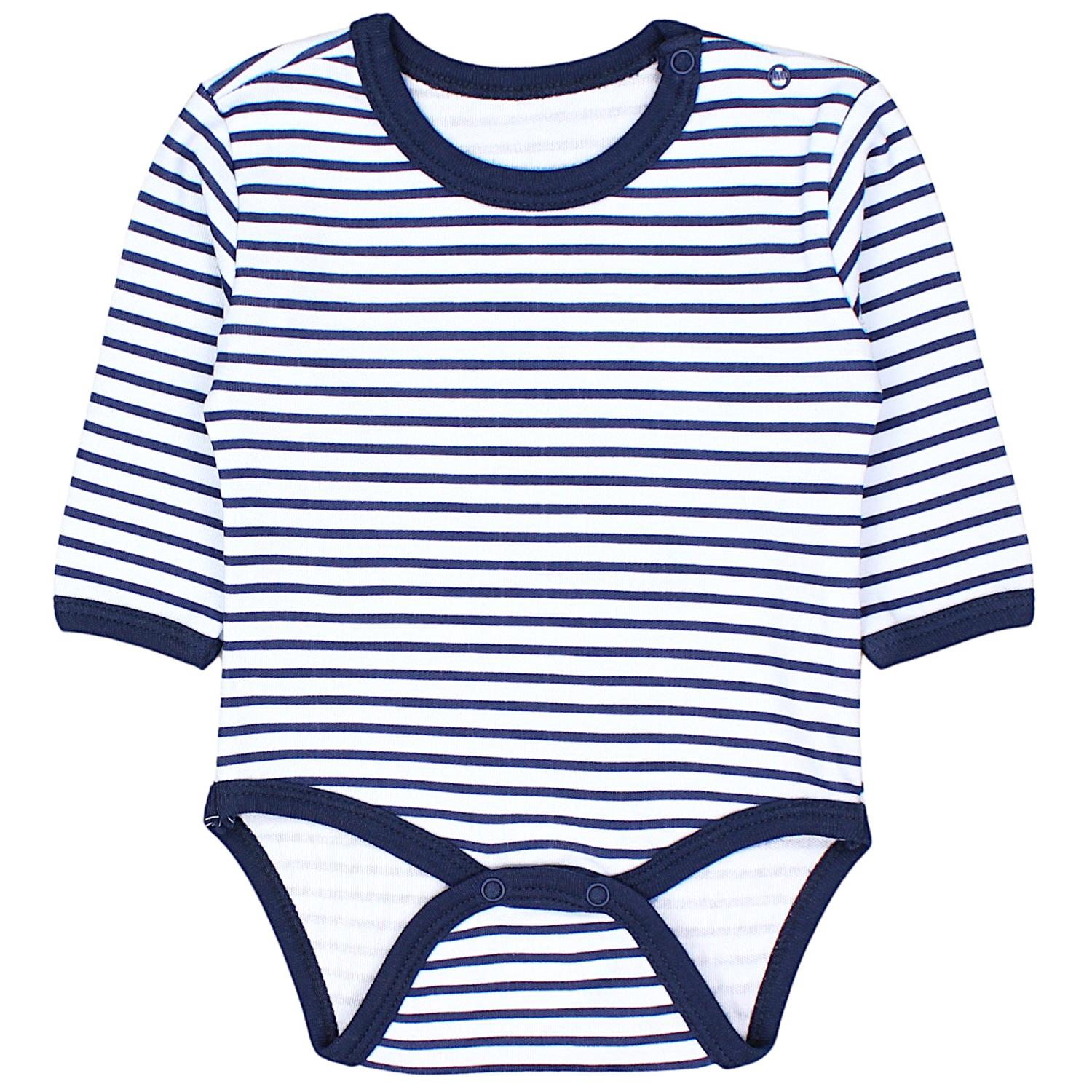 Langarm- Body mit Aufdruck - 5er Set