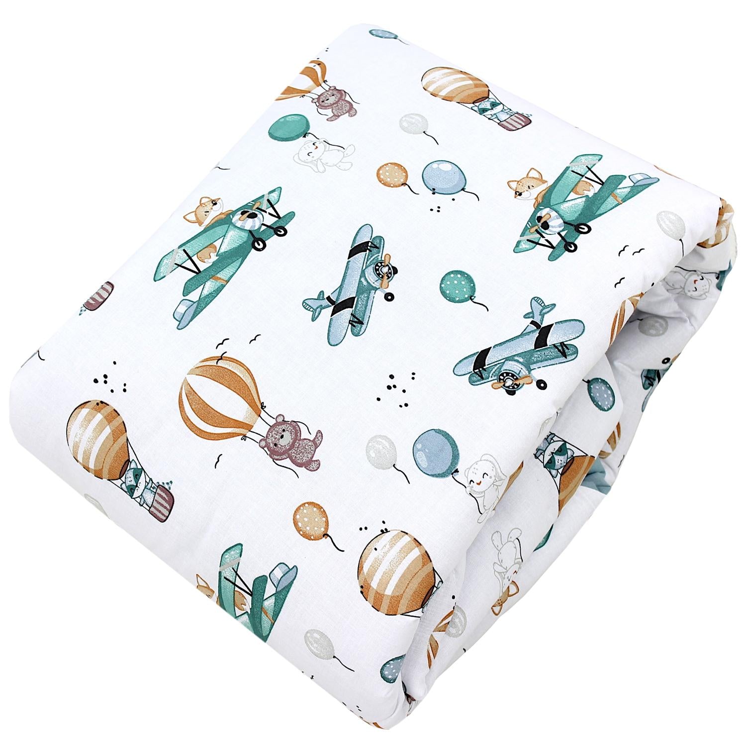 Gepolsterte XXL Krabbeldecke 120 x 120 cm