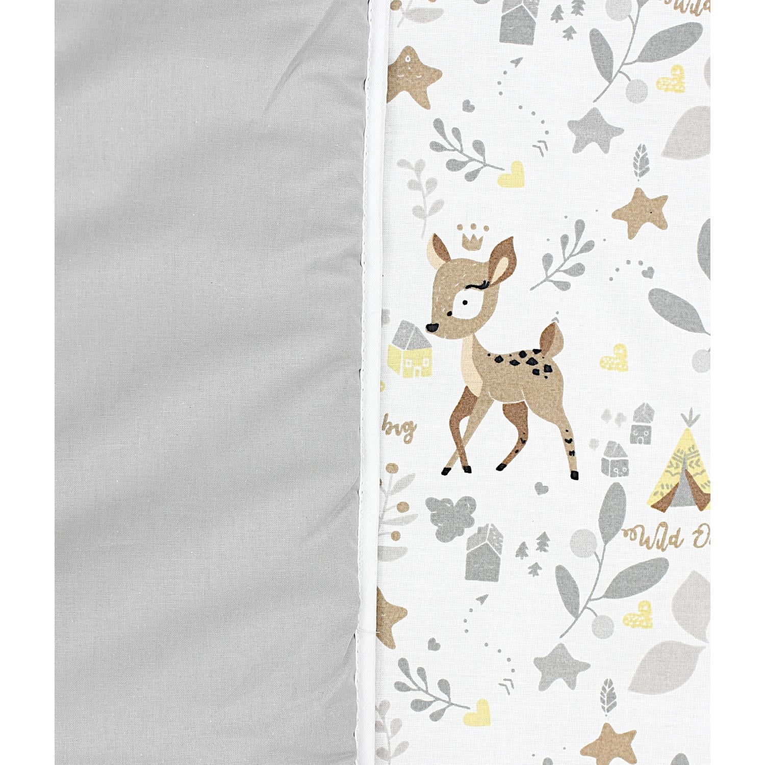 Gepolsterte XXL Krabbeldecke 120 x 120 cm