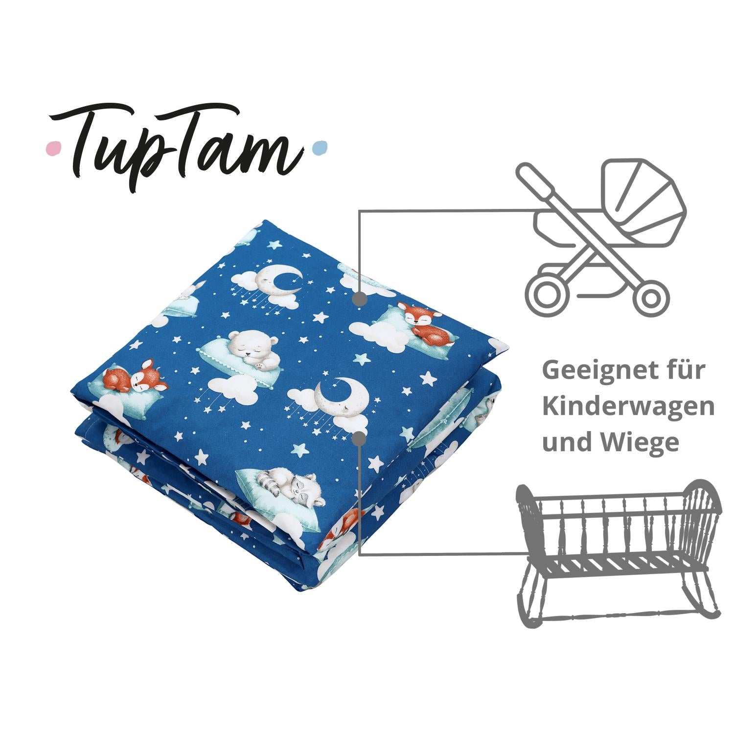 Bettdeckenset (4-teilig)